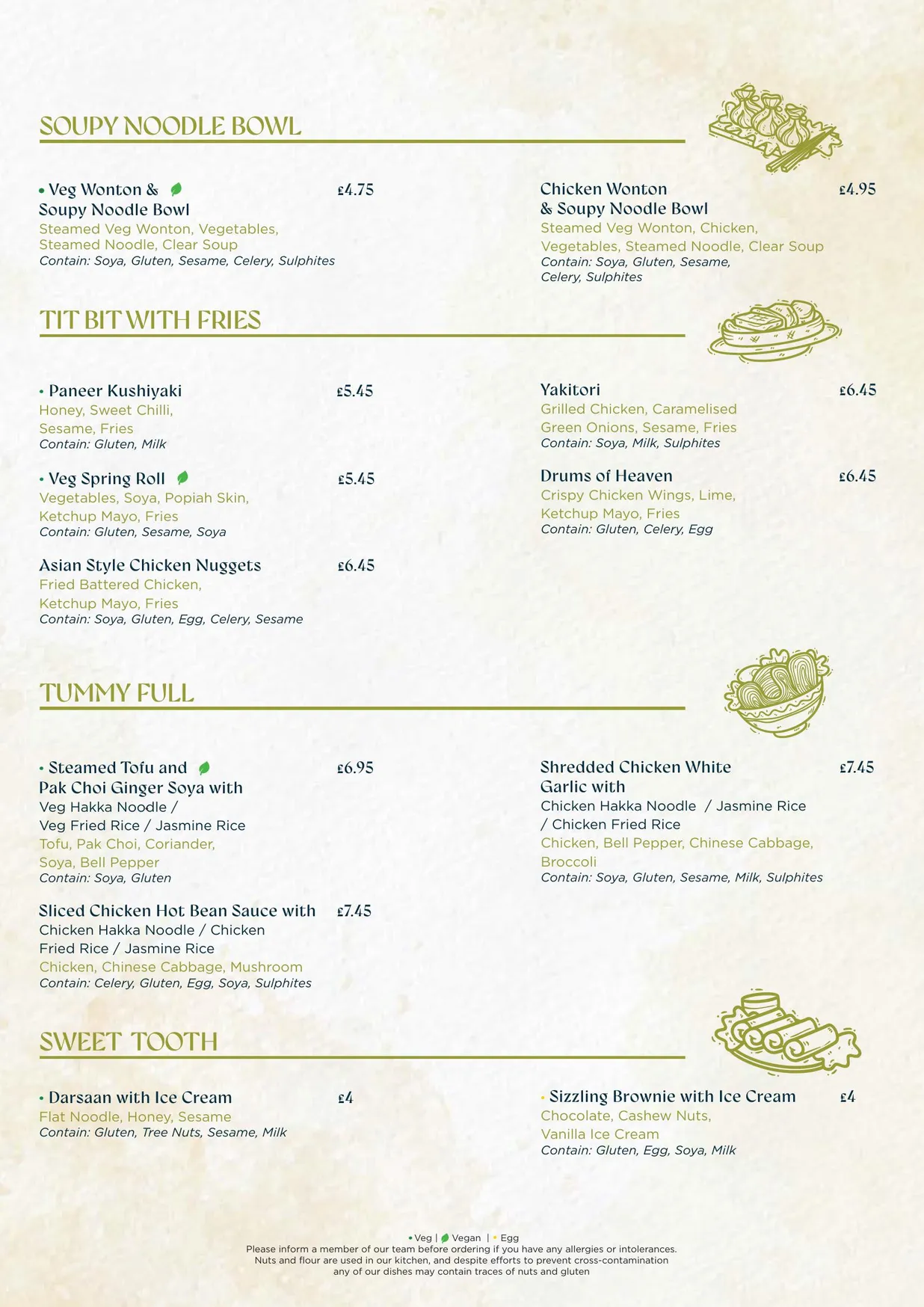 China Bistro menu, page 3