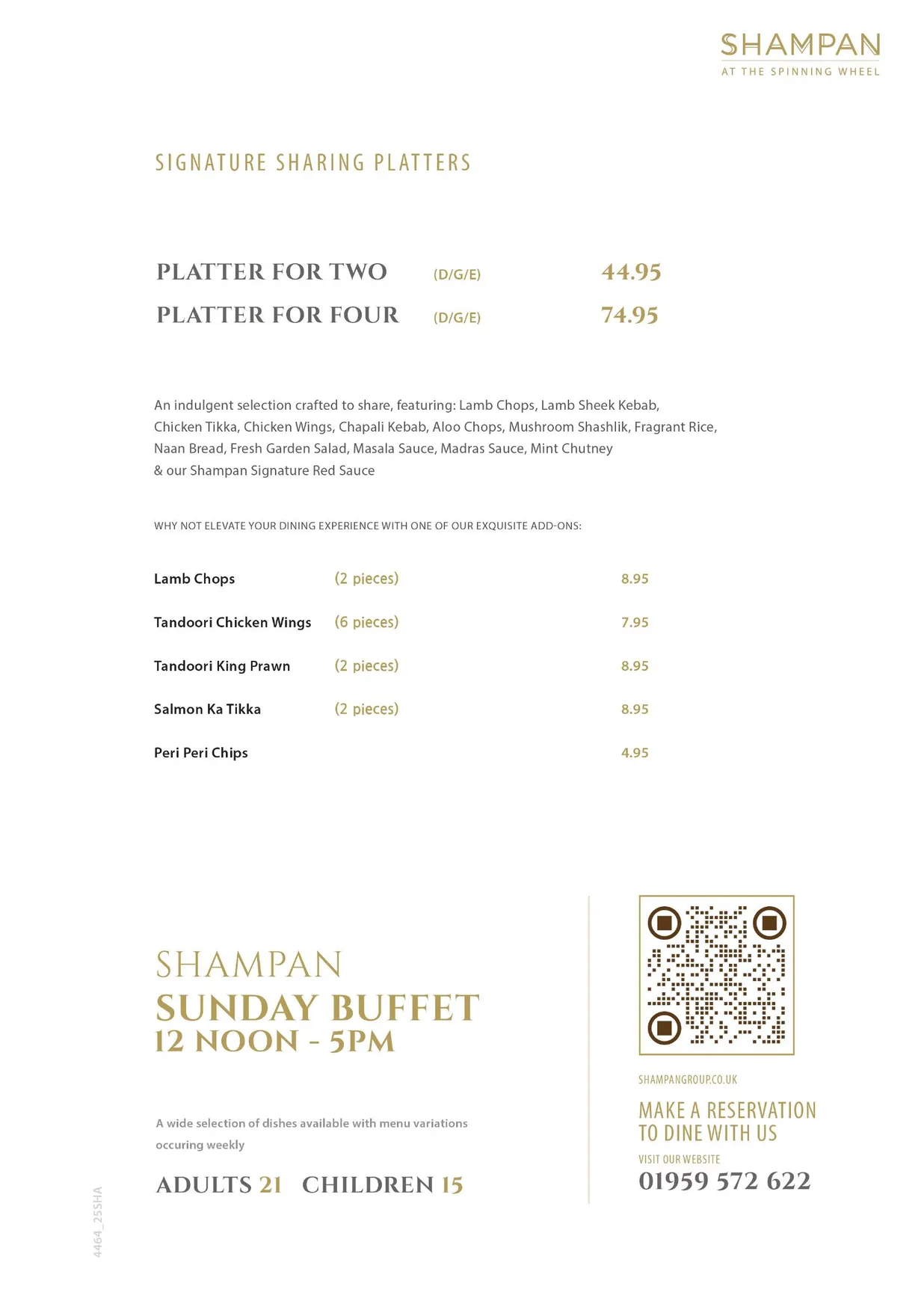 Shampan at the Spinning Wheel menu, page 6