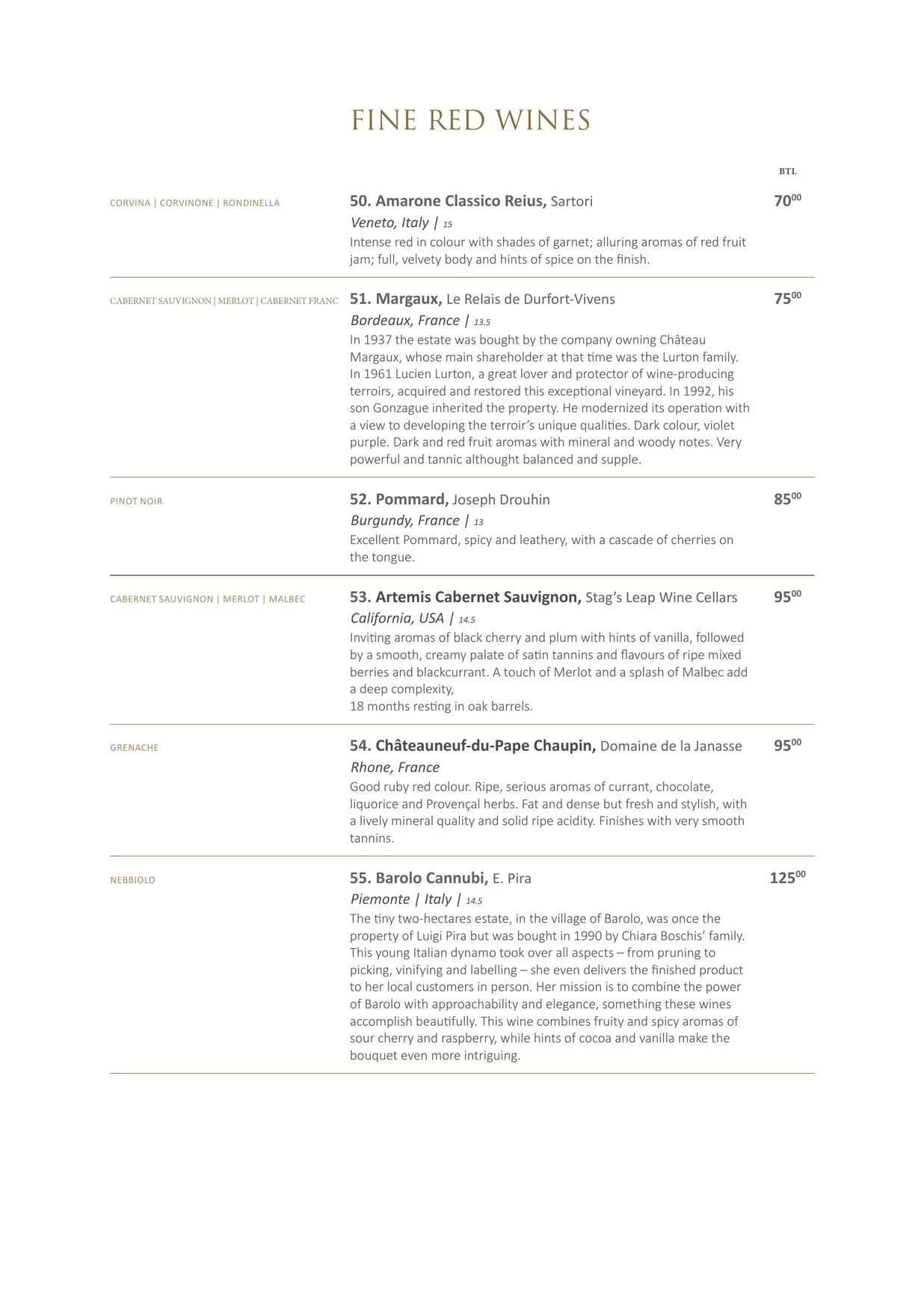 The Plough at Shenstone menu, page 12