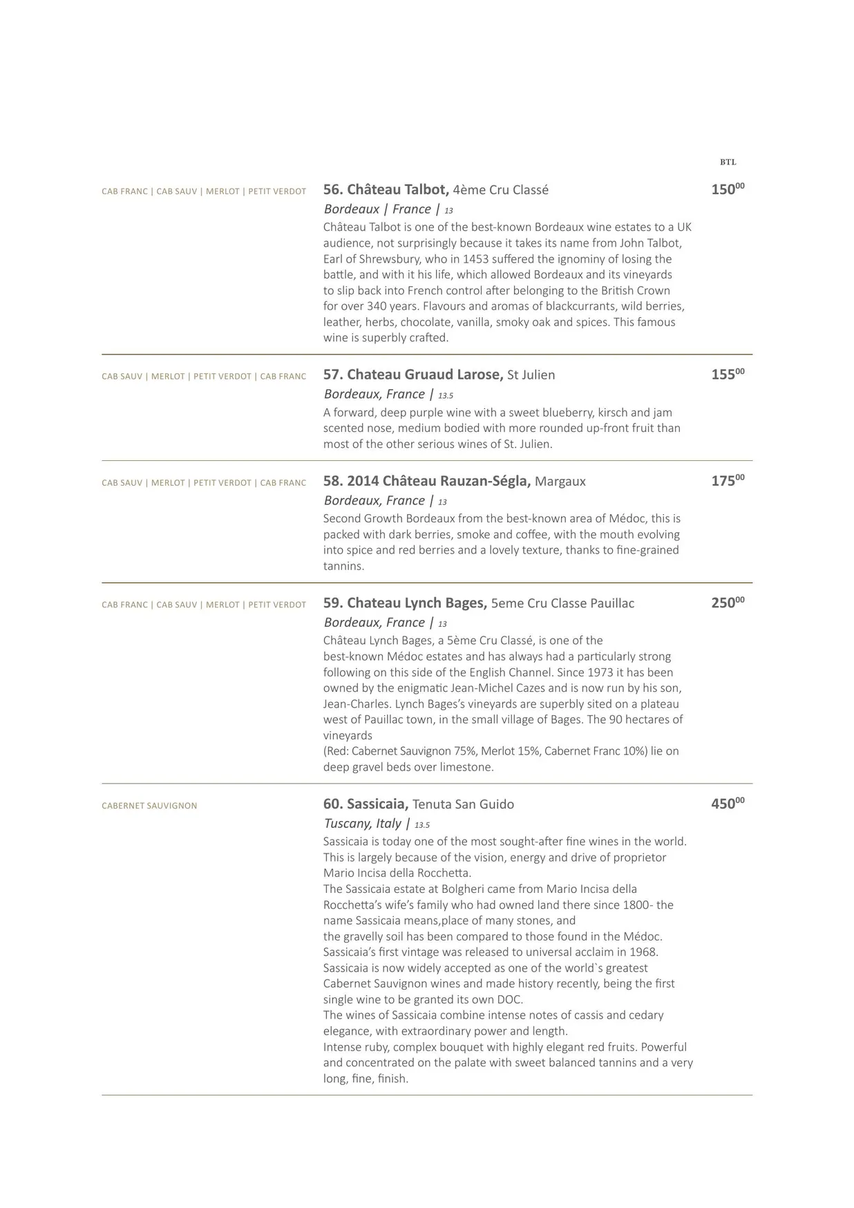 The Plough at Shenstone menu, page 13