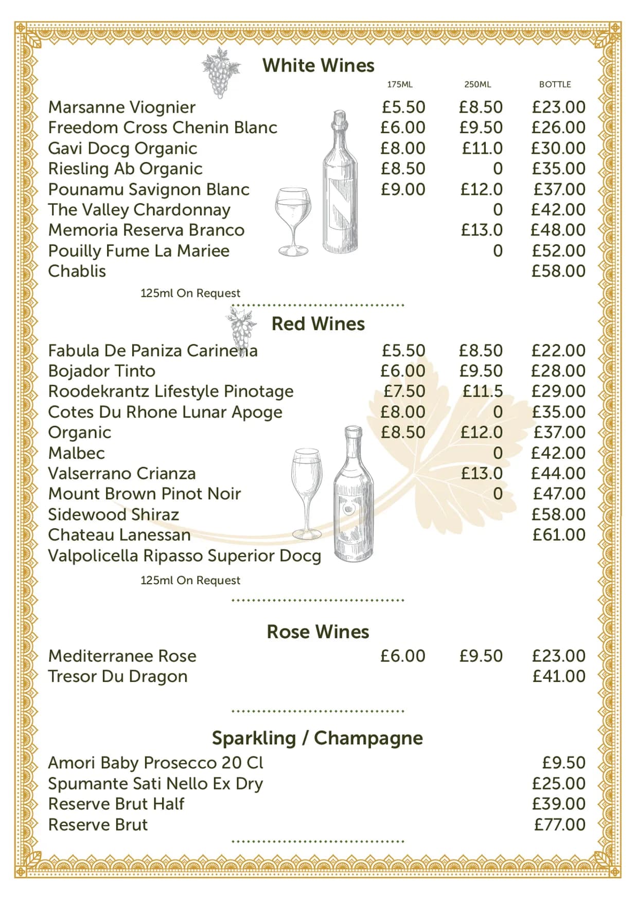 Cilantro Putney menu, page 4