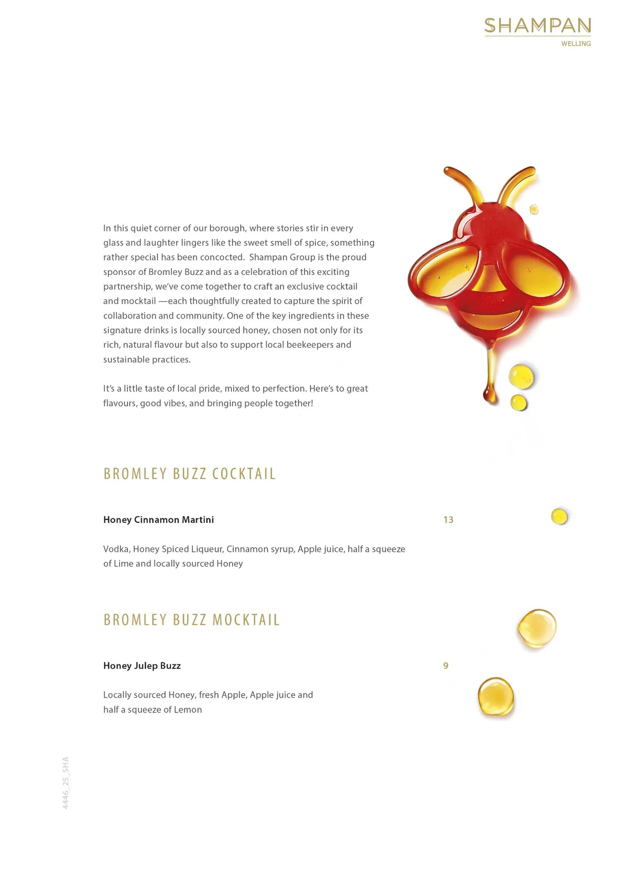 Shampan Welling menu, page 17
