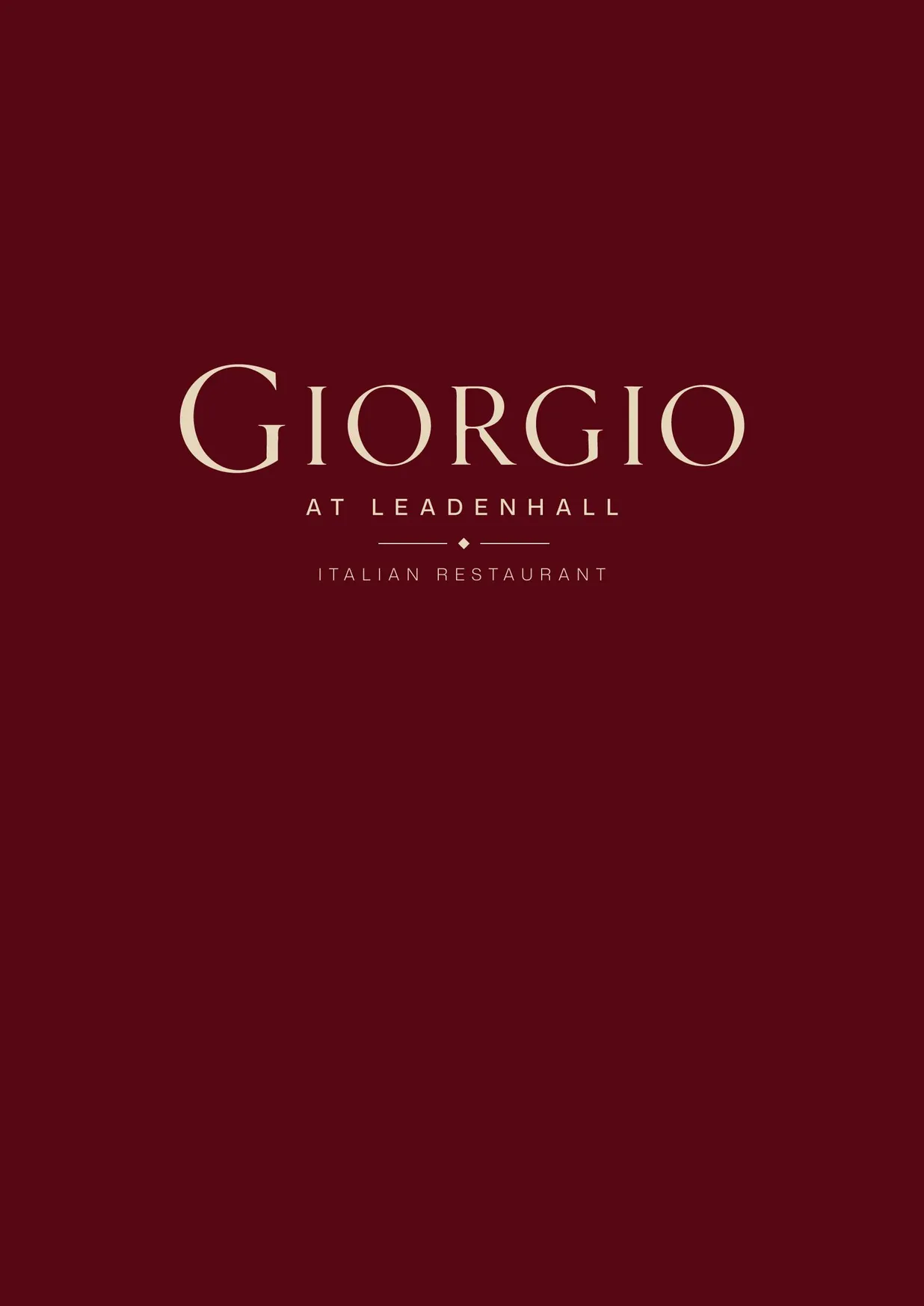 Giorgio menu, page 5