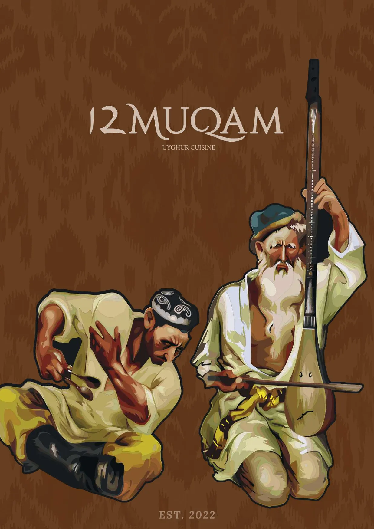 12Muqam Uyghur Restaurant menu, page 1