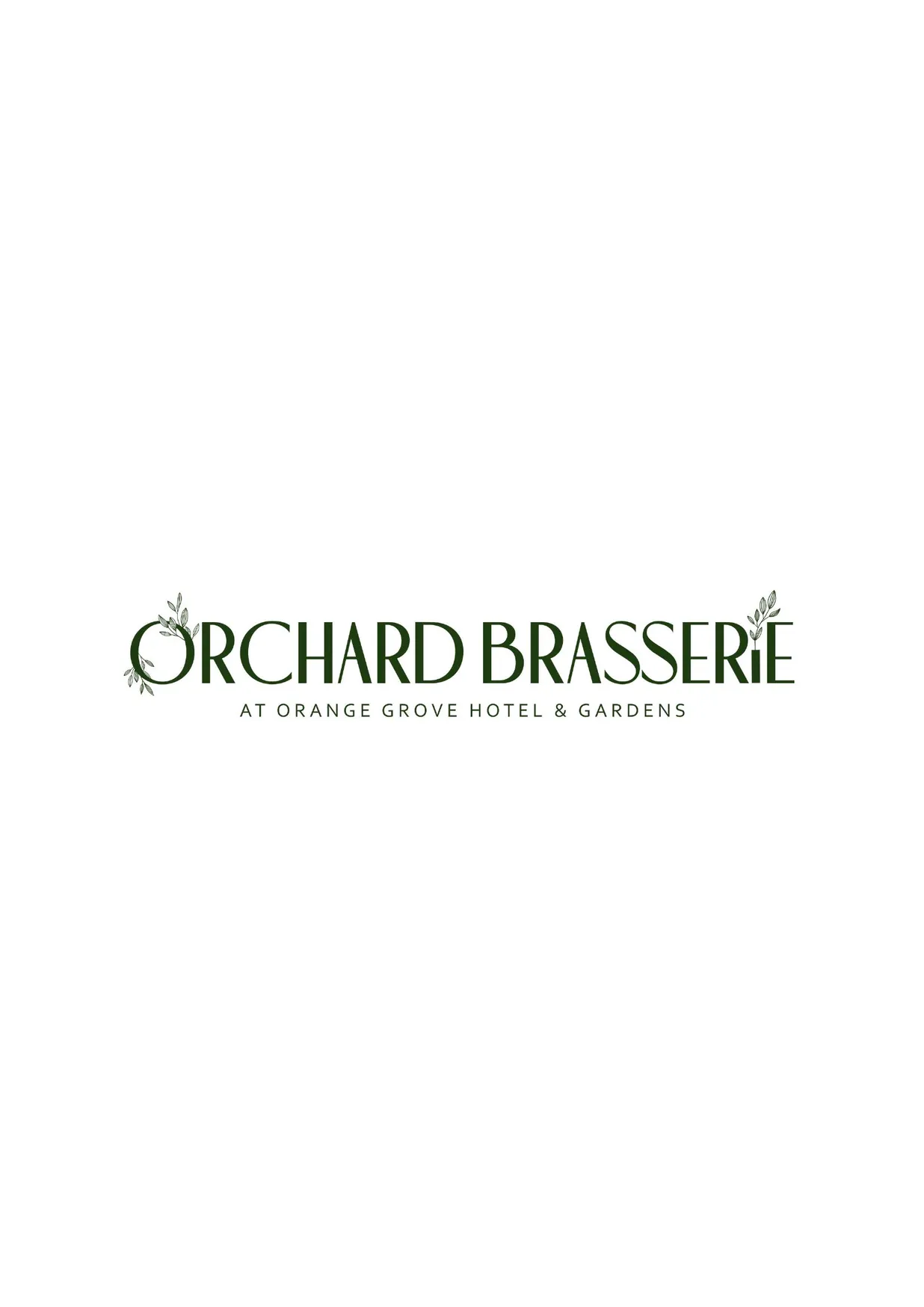 Orchard Brasserie @ Orange Grove Hotel menu, page 2