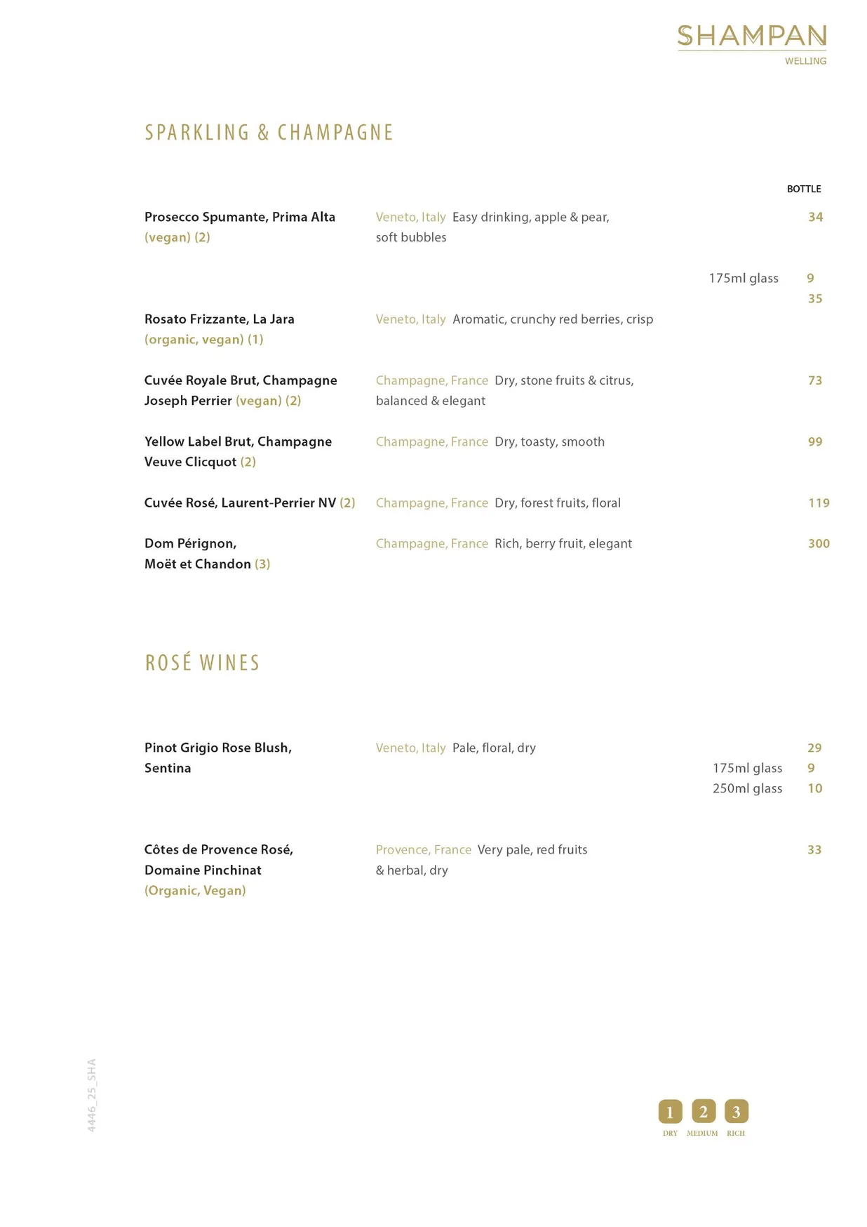 Shampan Welling menu, page 14