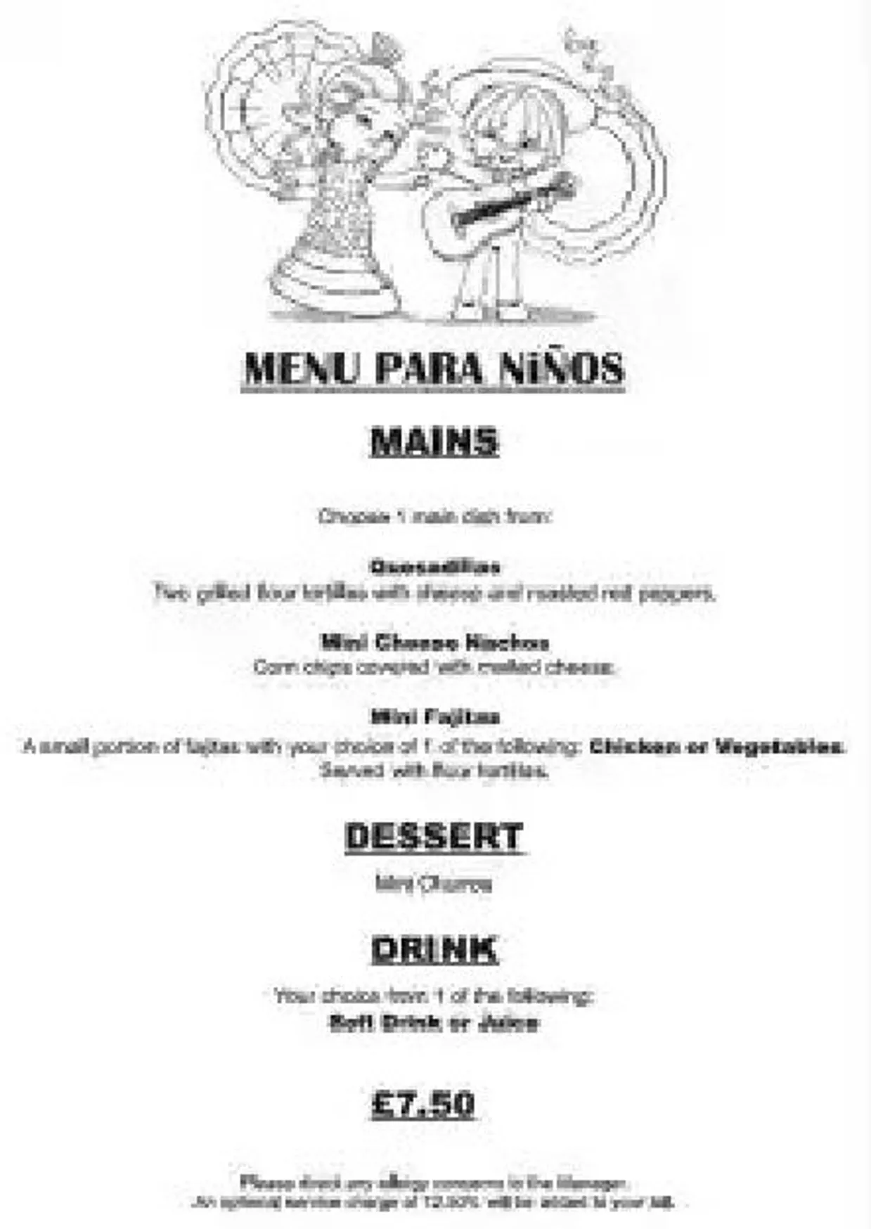 Primos menu, page 3