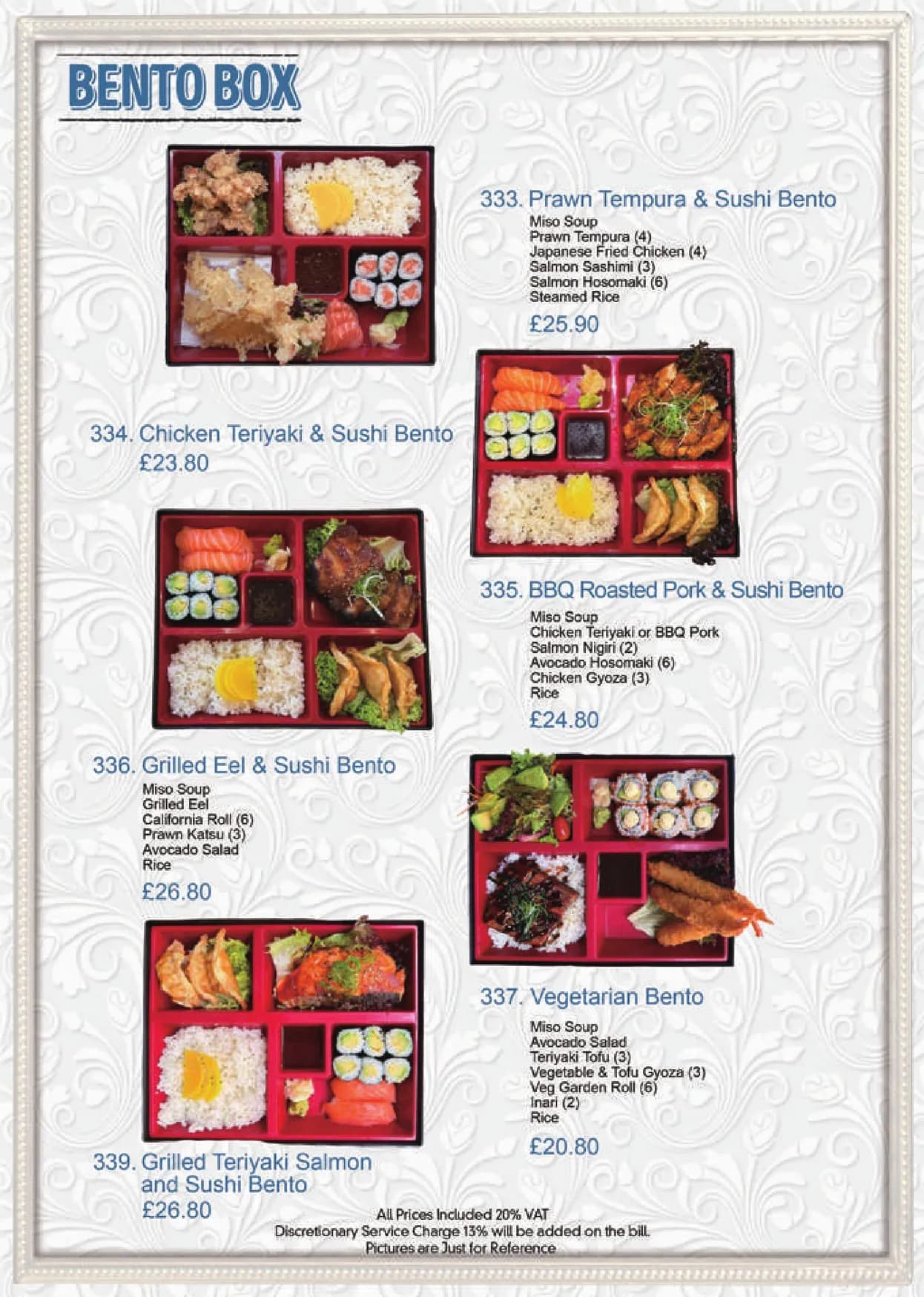 Nazuki Garden menu, page 20