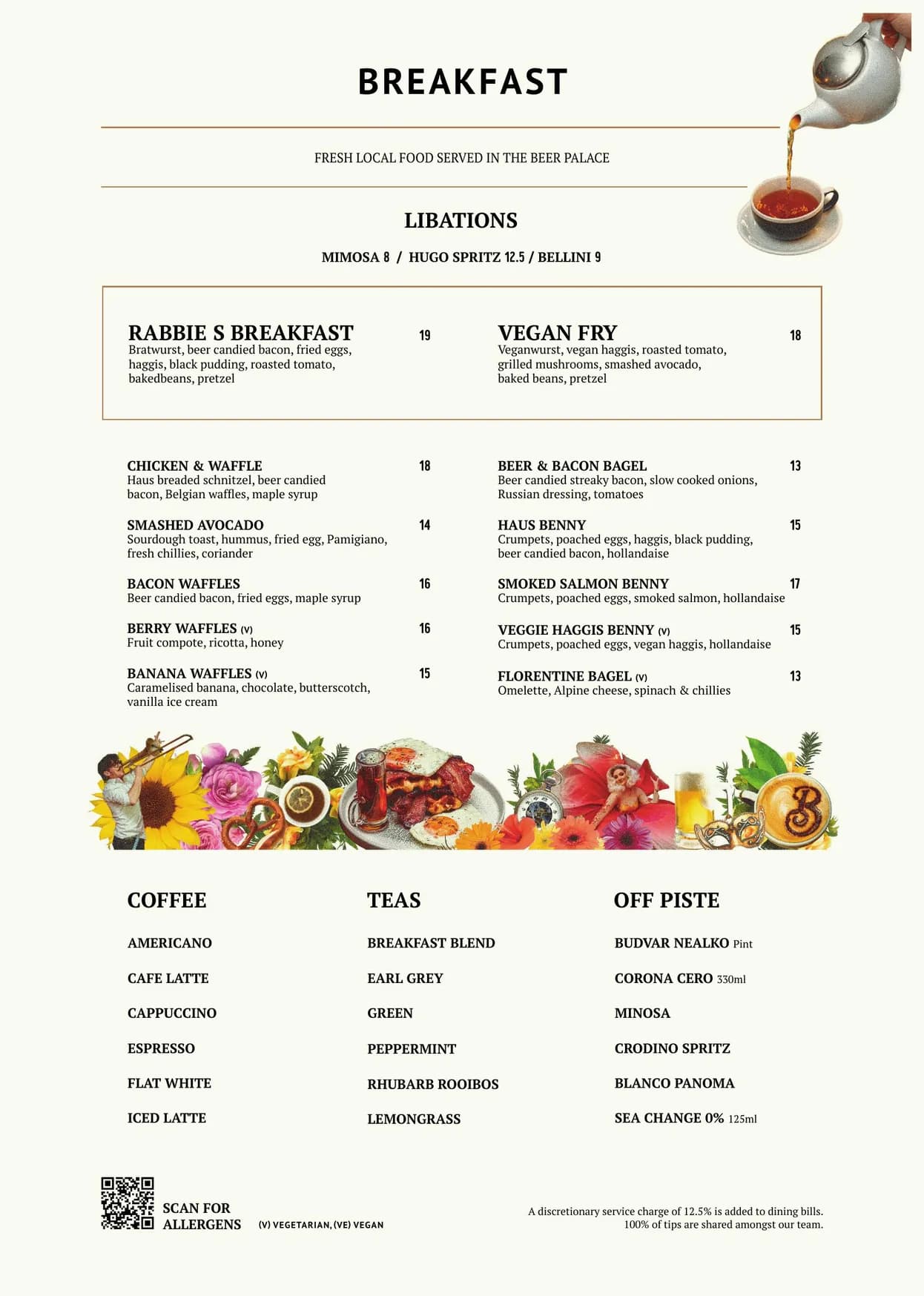 Brewhemia menu, page 3