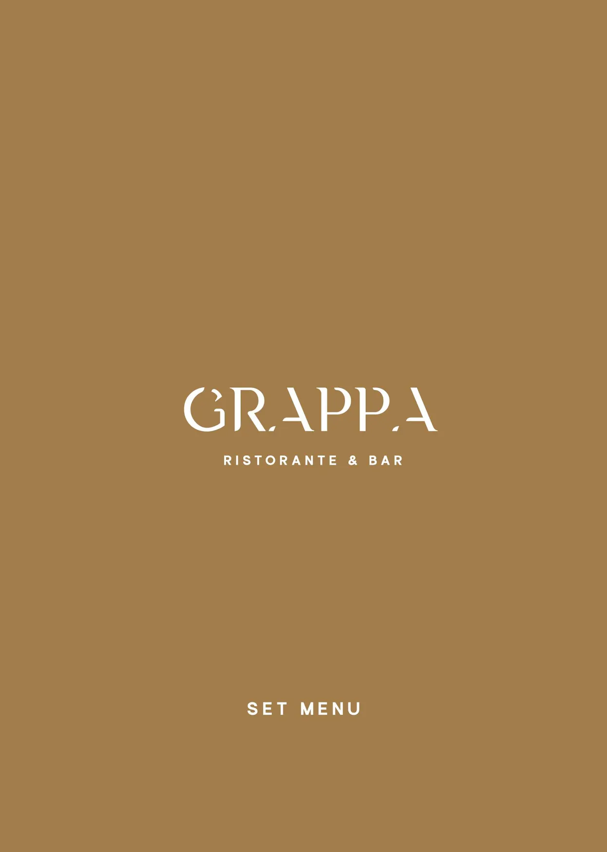 Grappa menu, page 12
