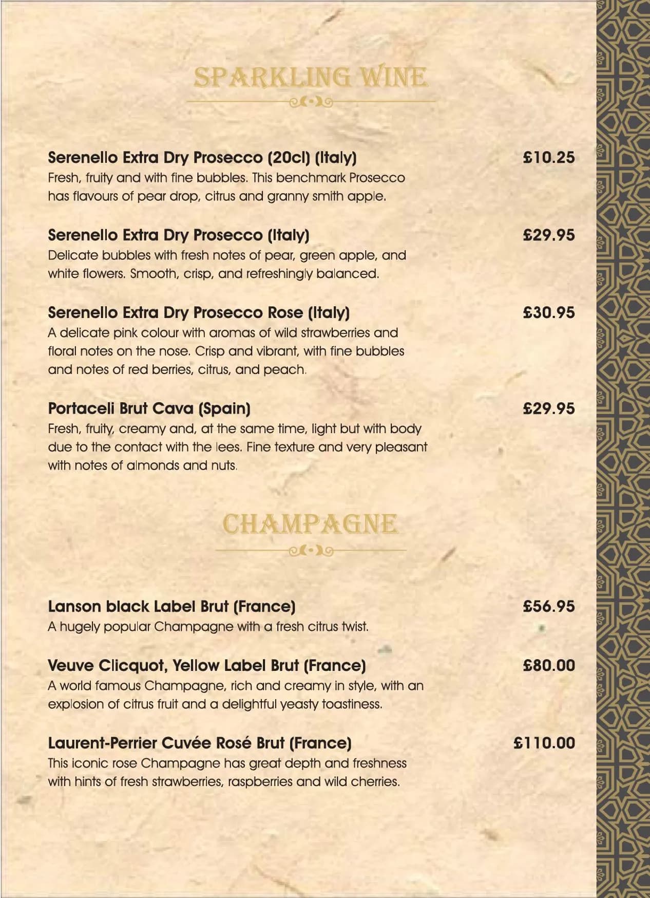 The Yak Nepalese & Indian Cuisine menu, page 14