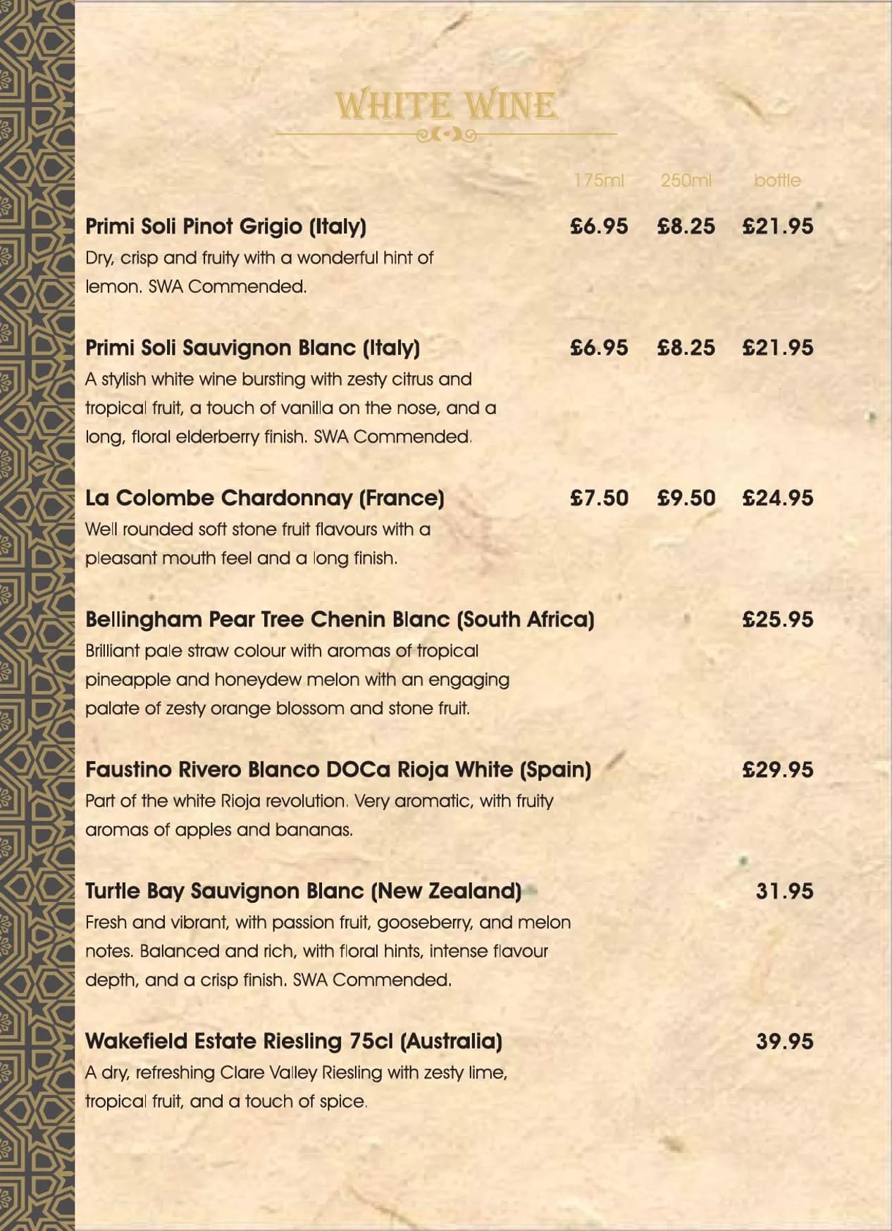 The Yak Nepalese & Indian Cuisine menu, page 15