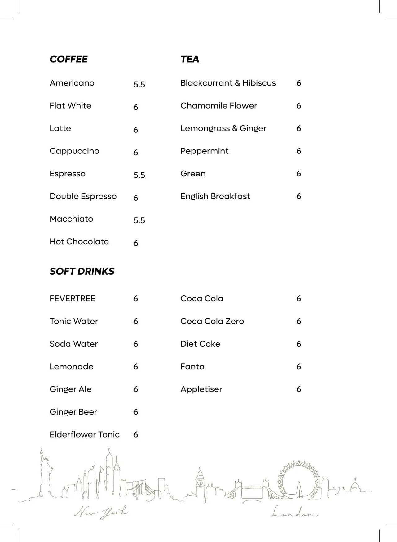 NYnLON menu, page 19