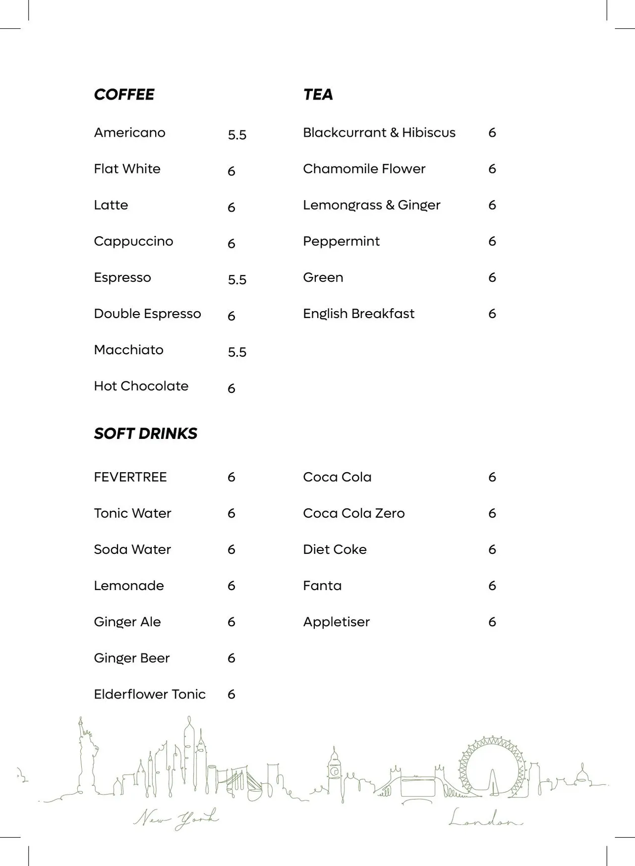 NYnLON menu, page 39