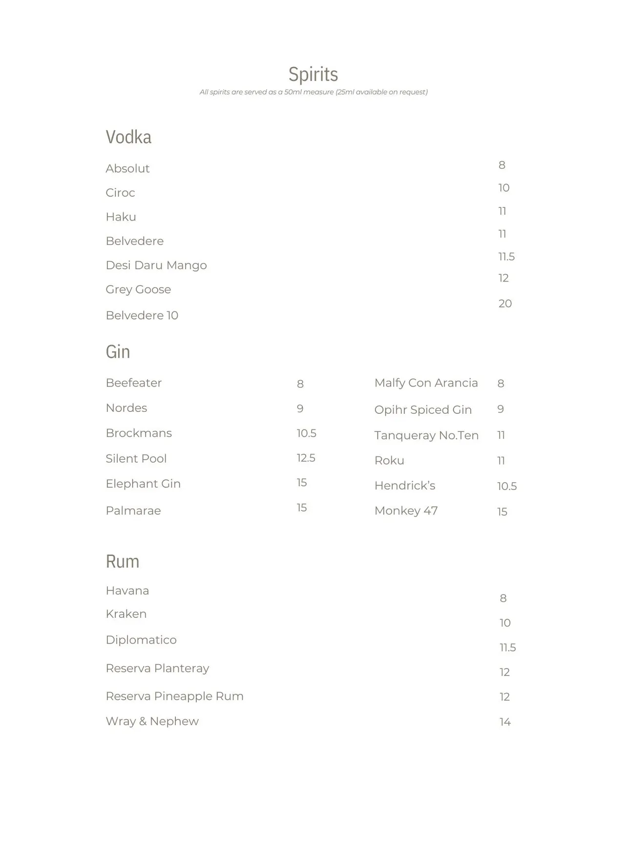 Habbibi menu, page 16