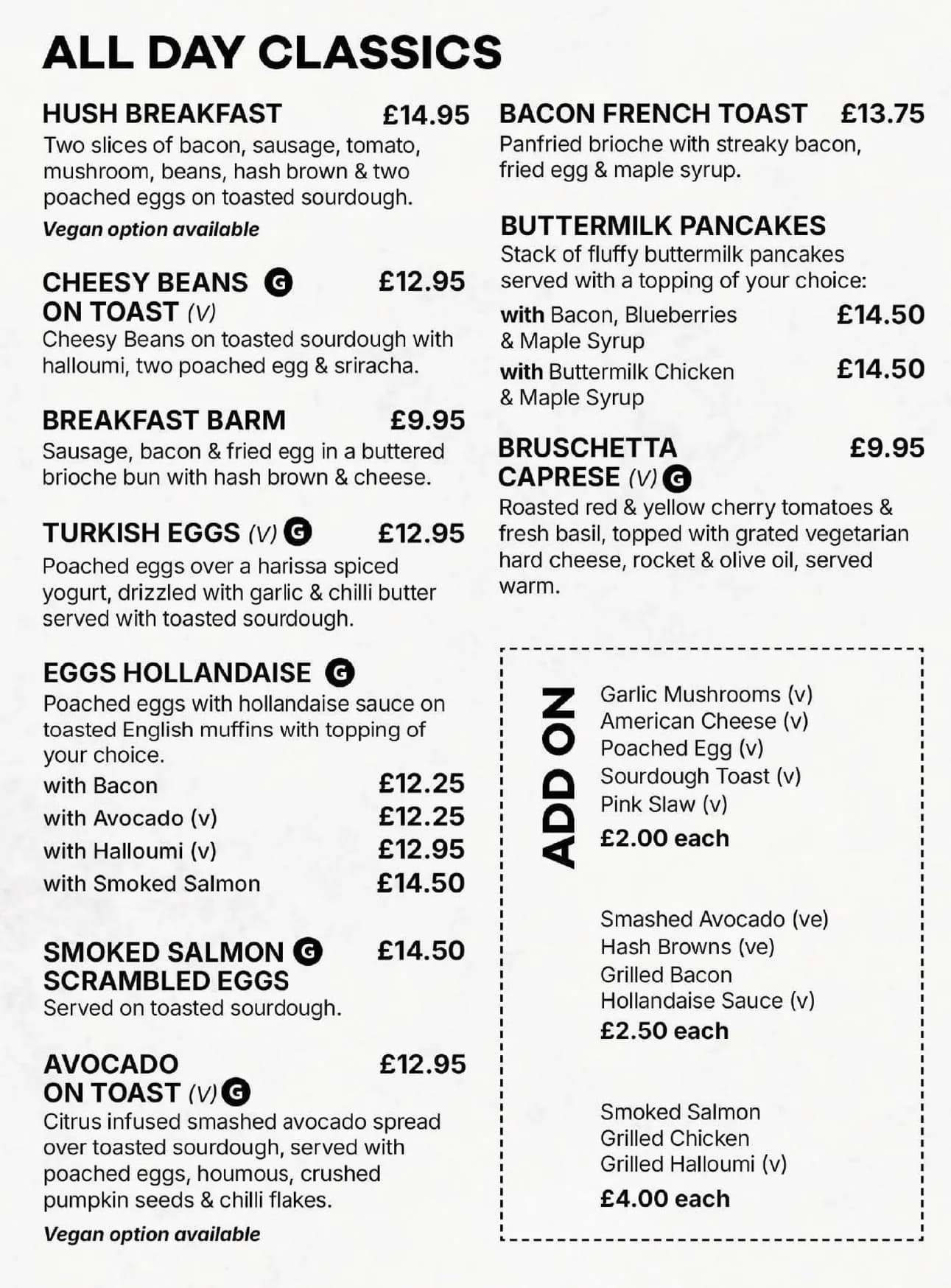 On the Hush menu, page 2