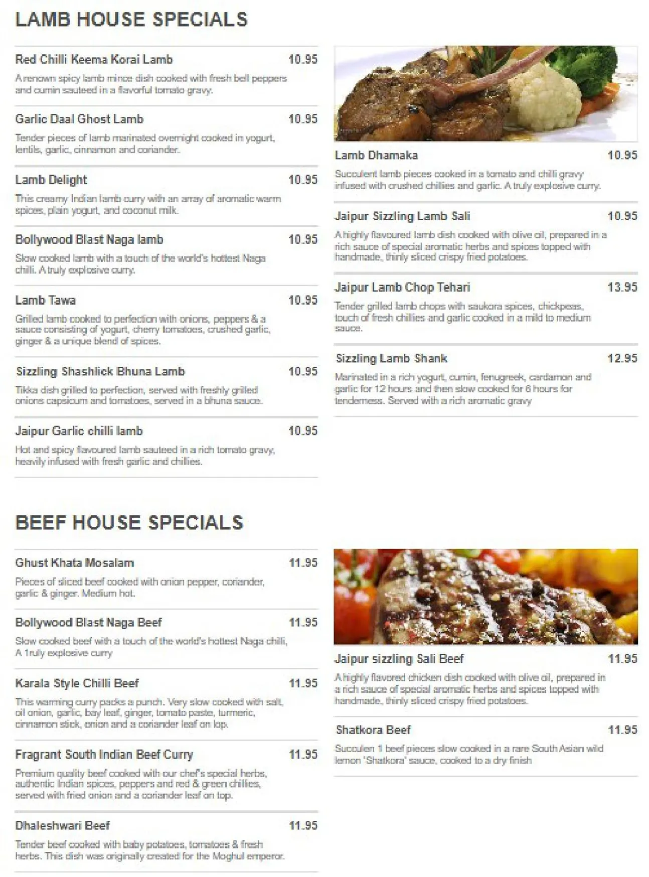 Jaipur of Chigwell menu, page 7