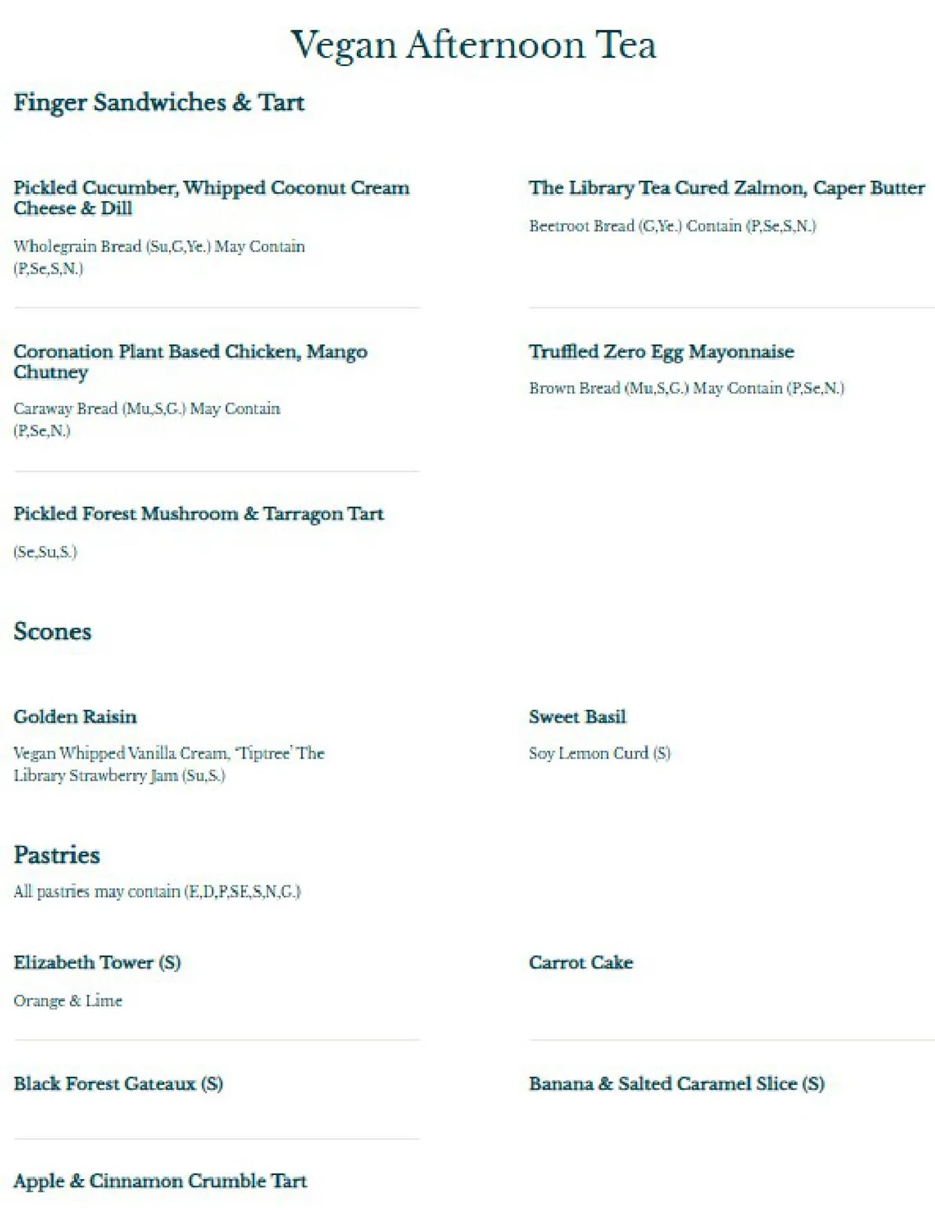 The Library menu, page 2