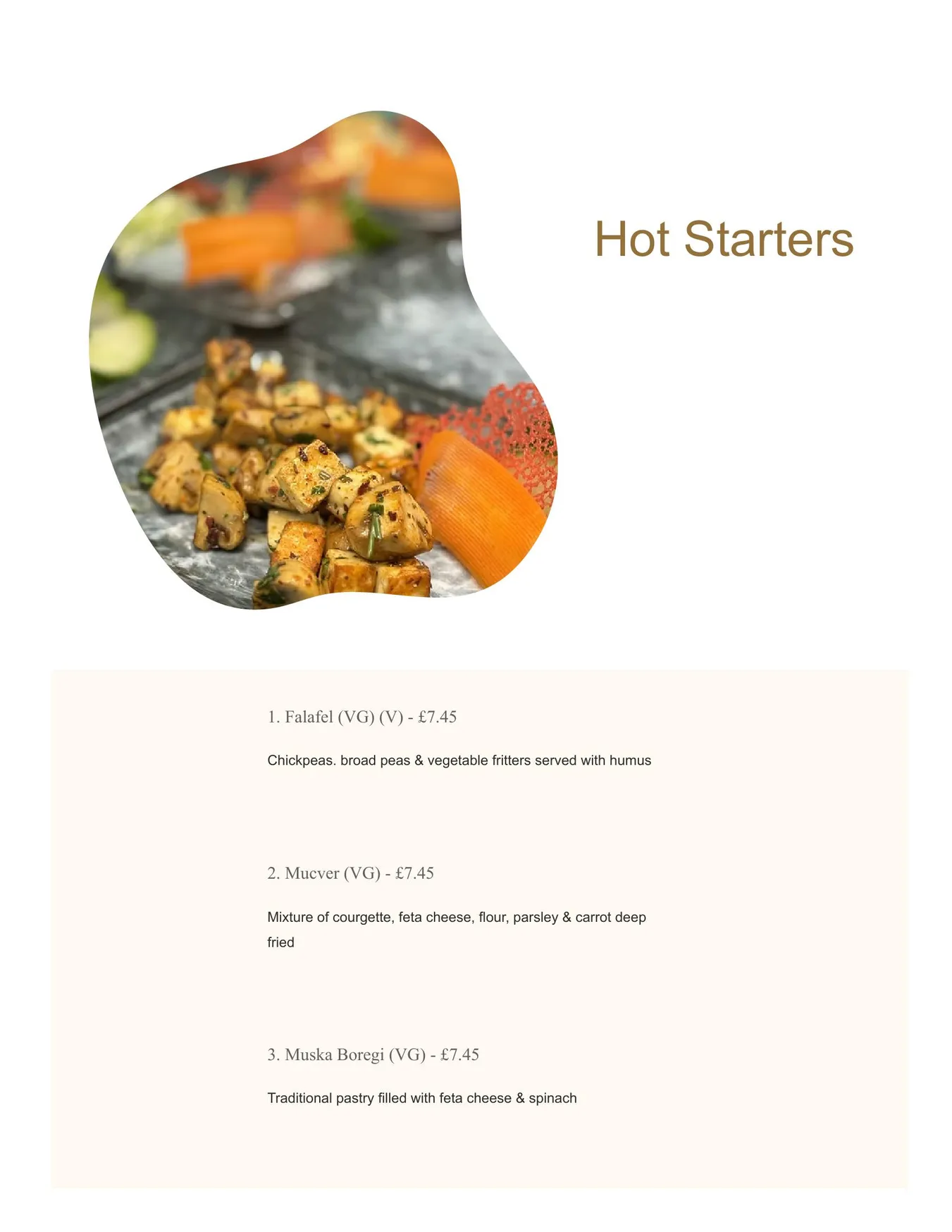 MediTerra Kitchen menu, page 4