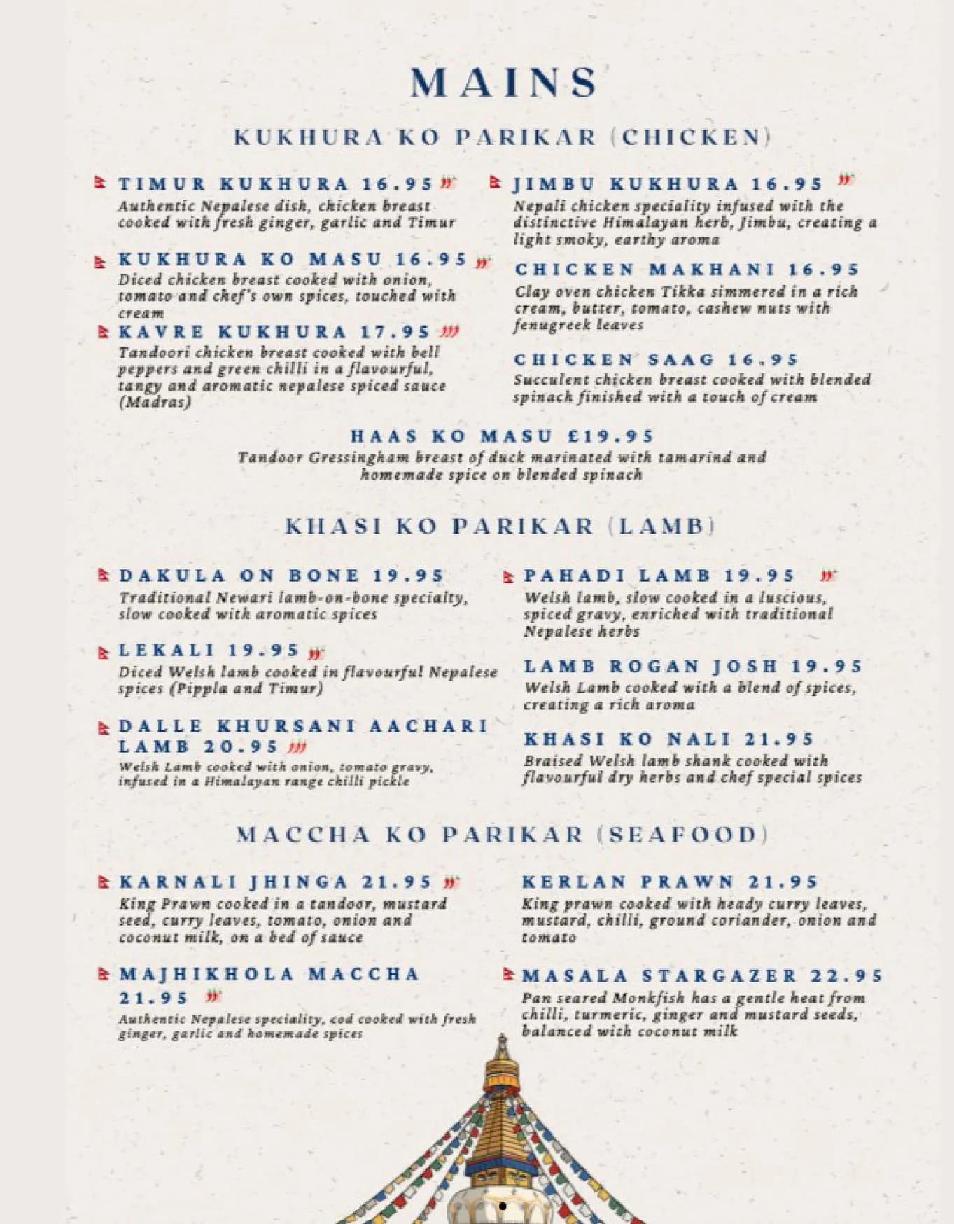 Bhancha menu, page 4