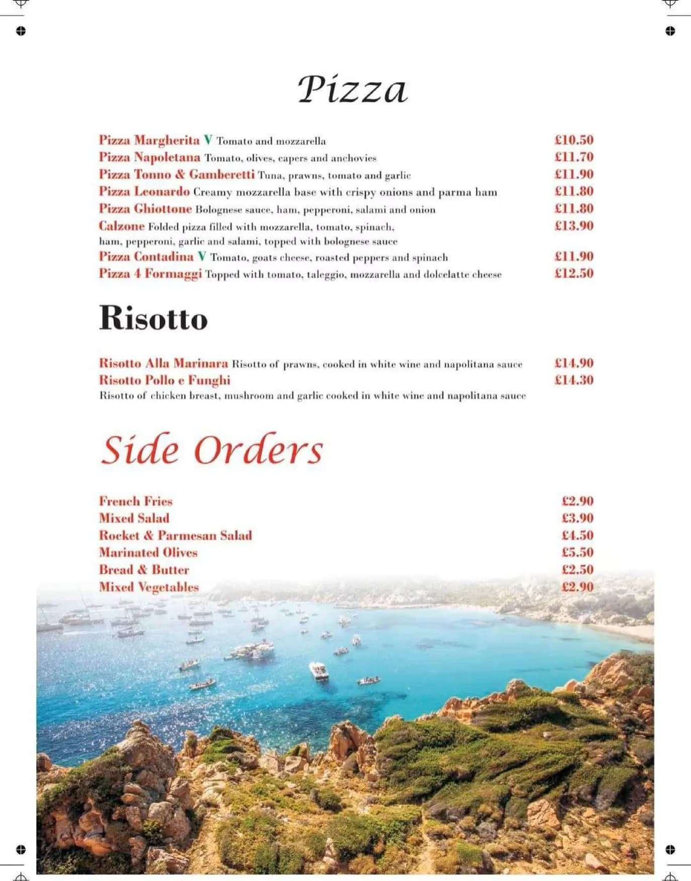 Papa Ciccio's menu, page 7