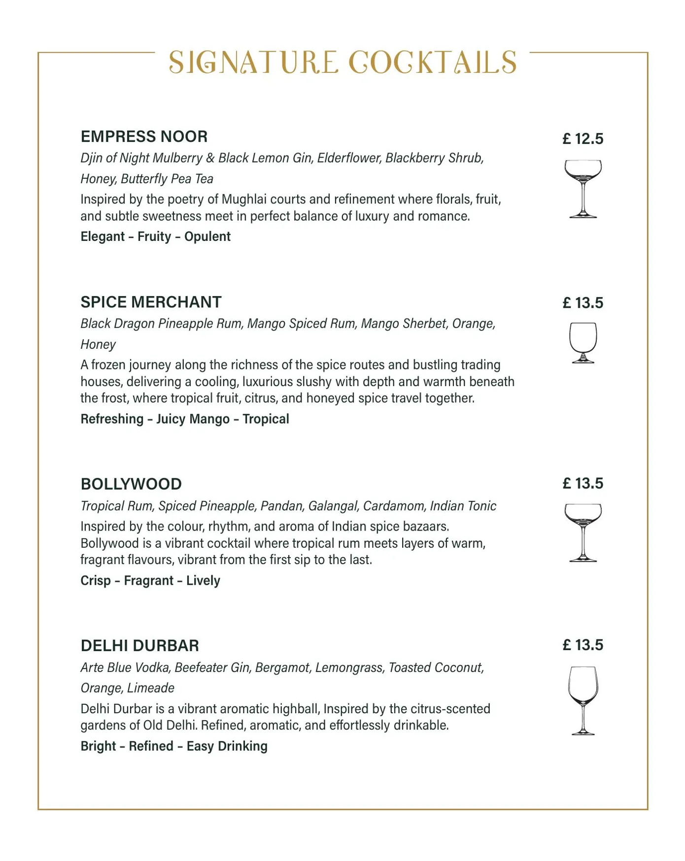 Qavali menu, page 9