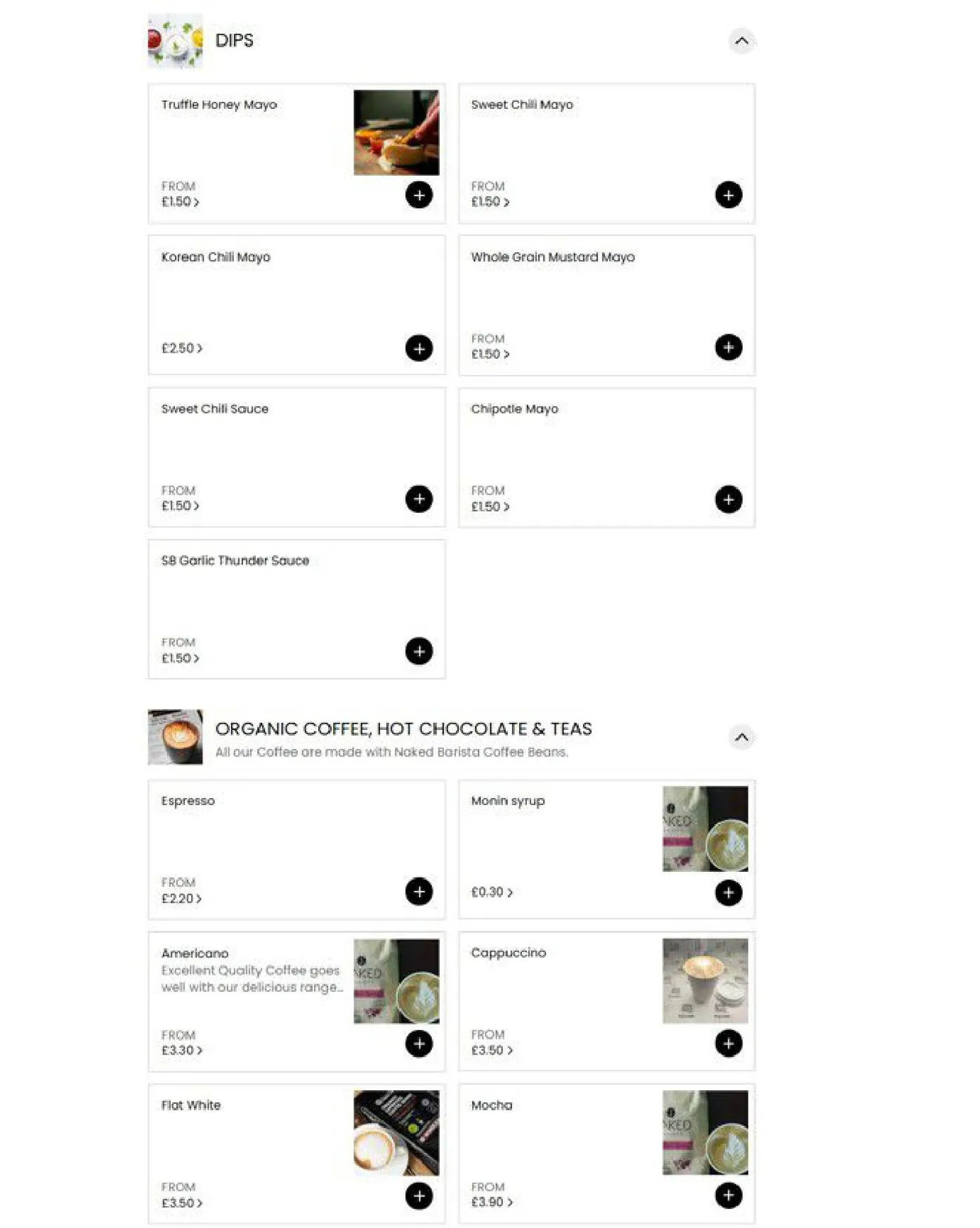 Social Board menu, page 3