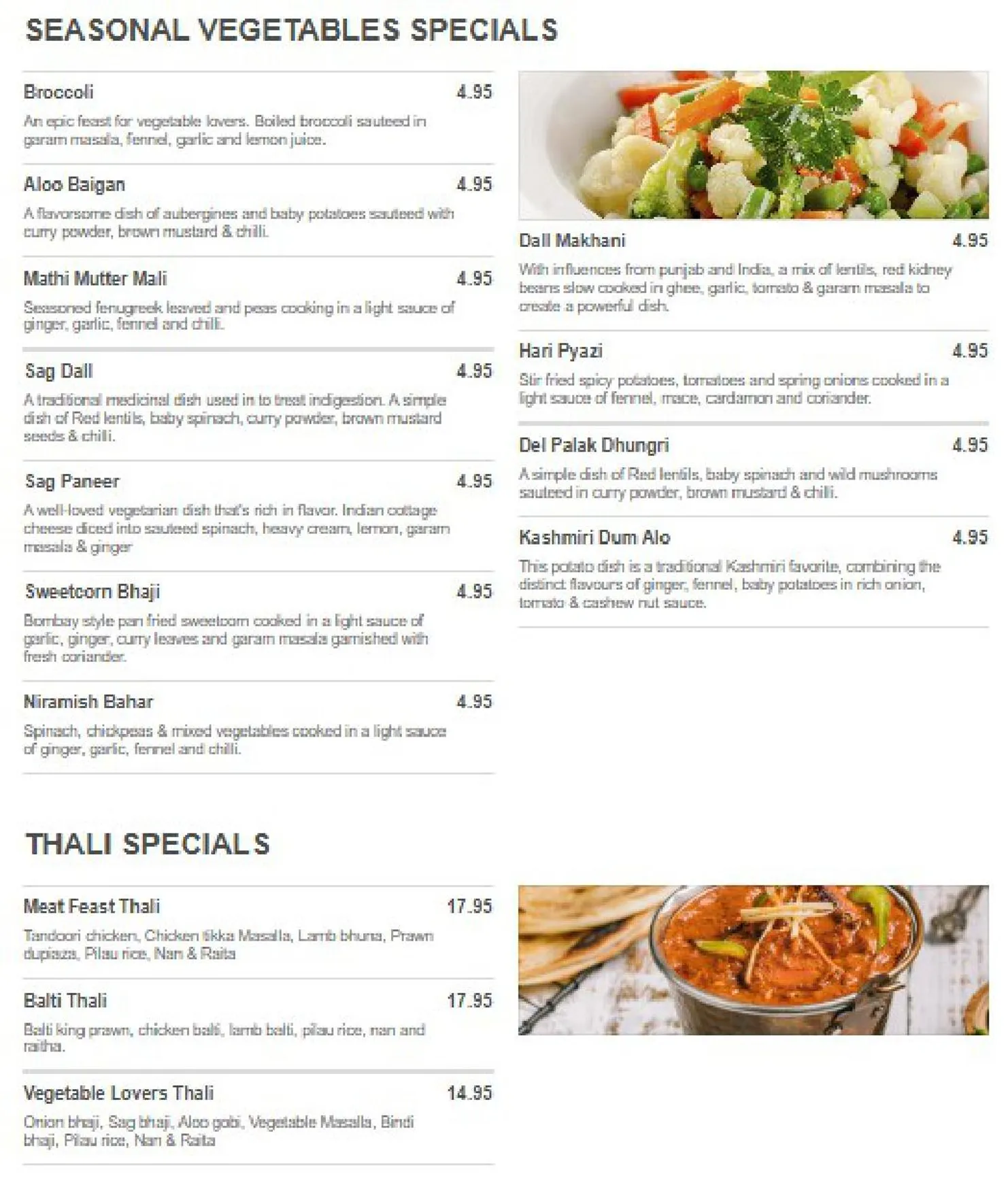 Jaipur of Chigwell menu, page 10