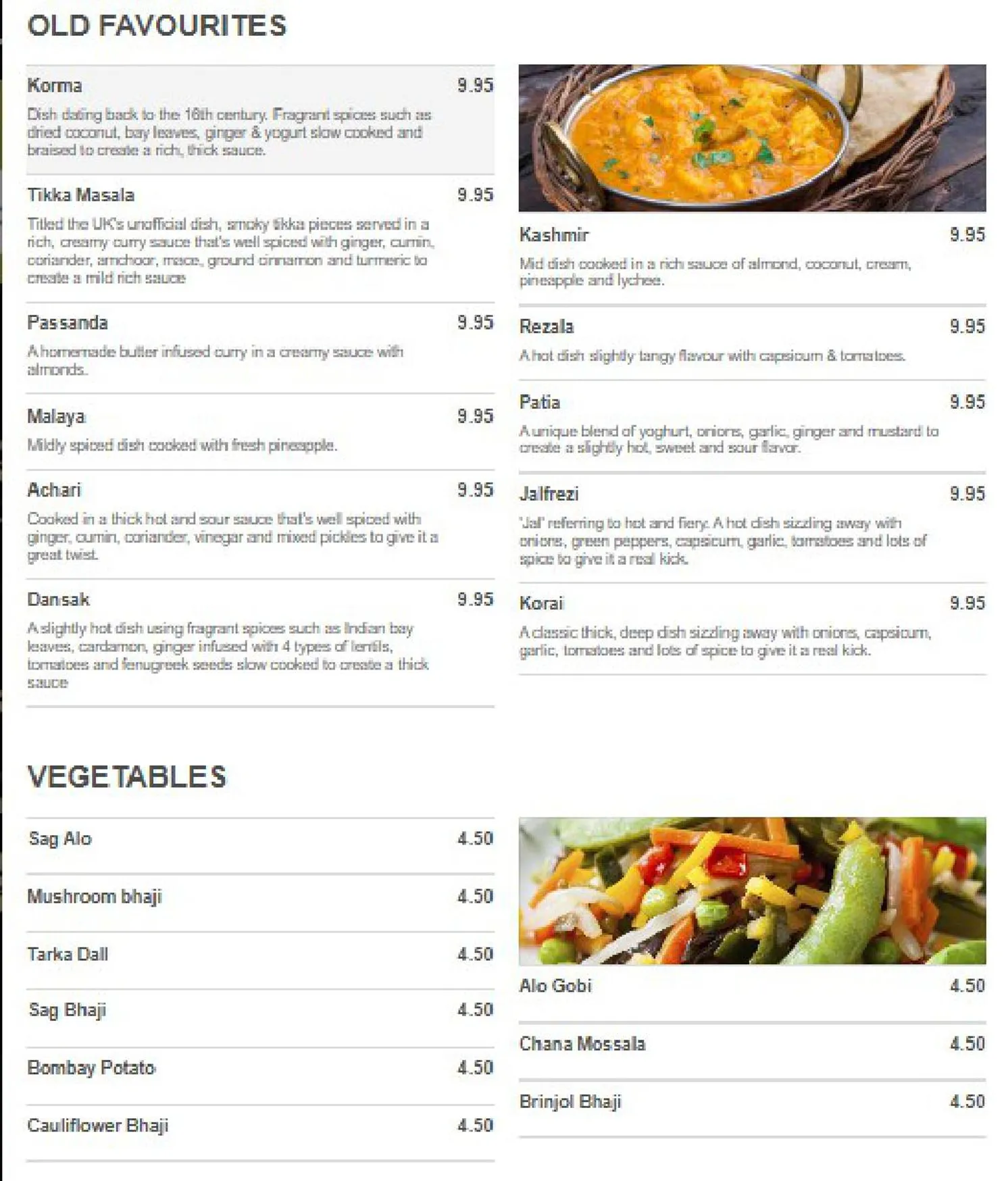 Jaipur of Chigwell menu, page 9