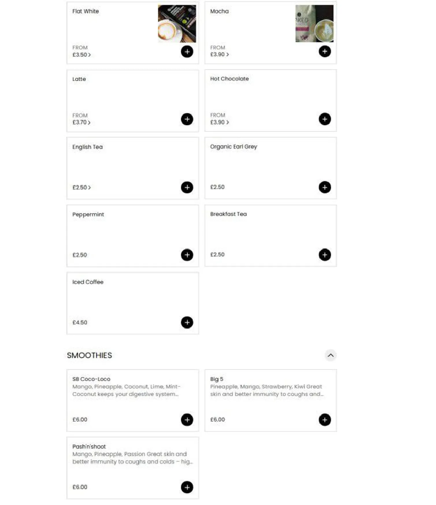 Social Board menu, page 4