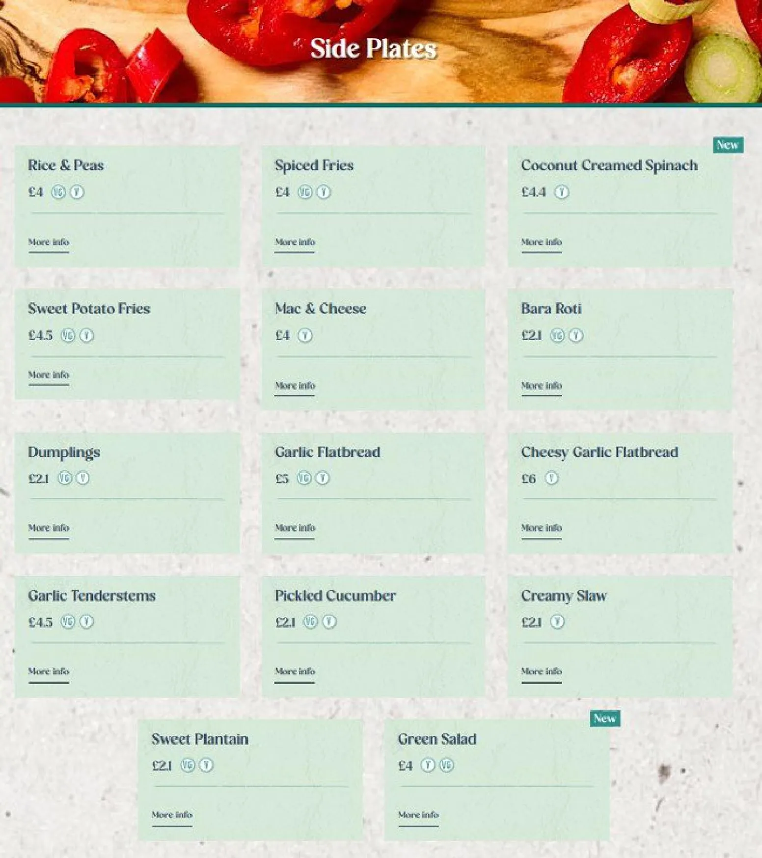 Turtle Bay menu, page 6