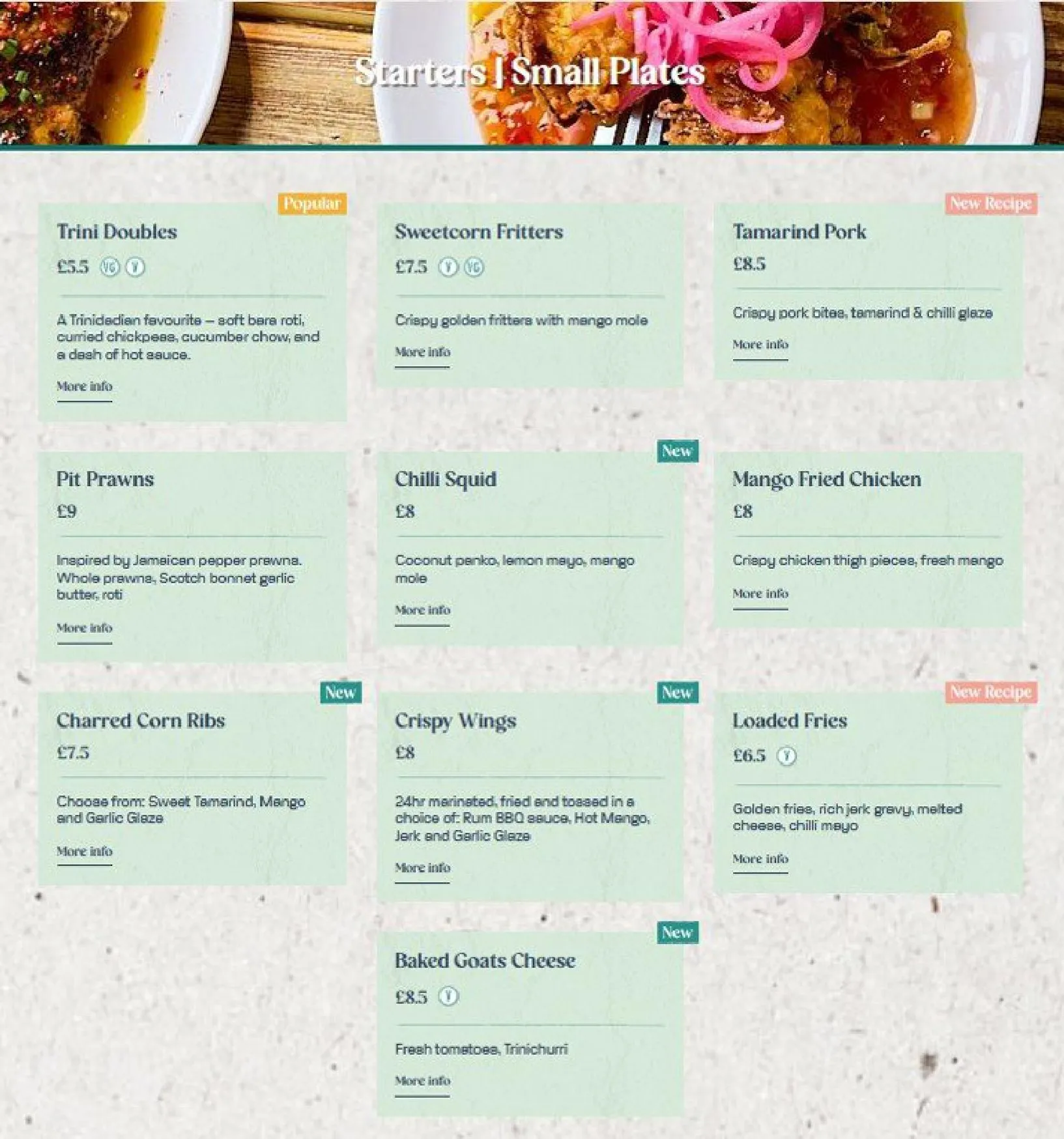 Turtle Bay menu, page 2