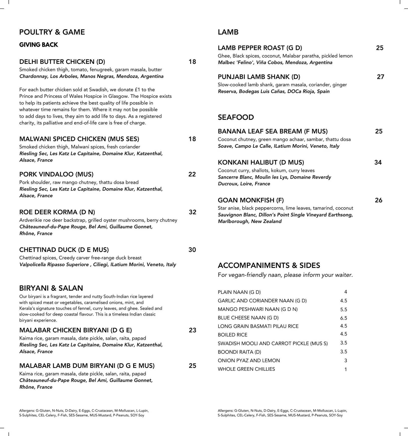 Swadish by Ajay Kumar menu, page 4