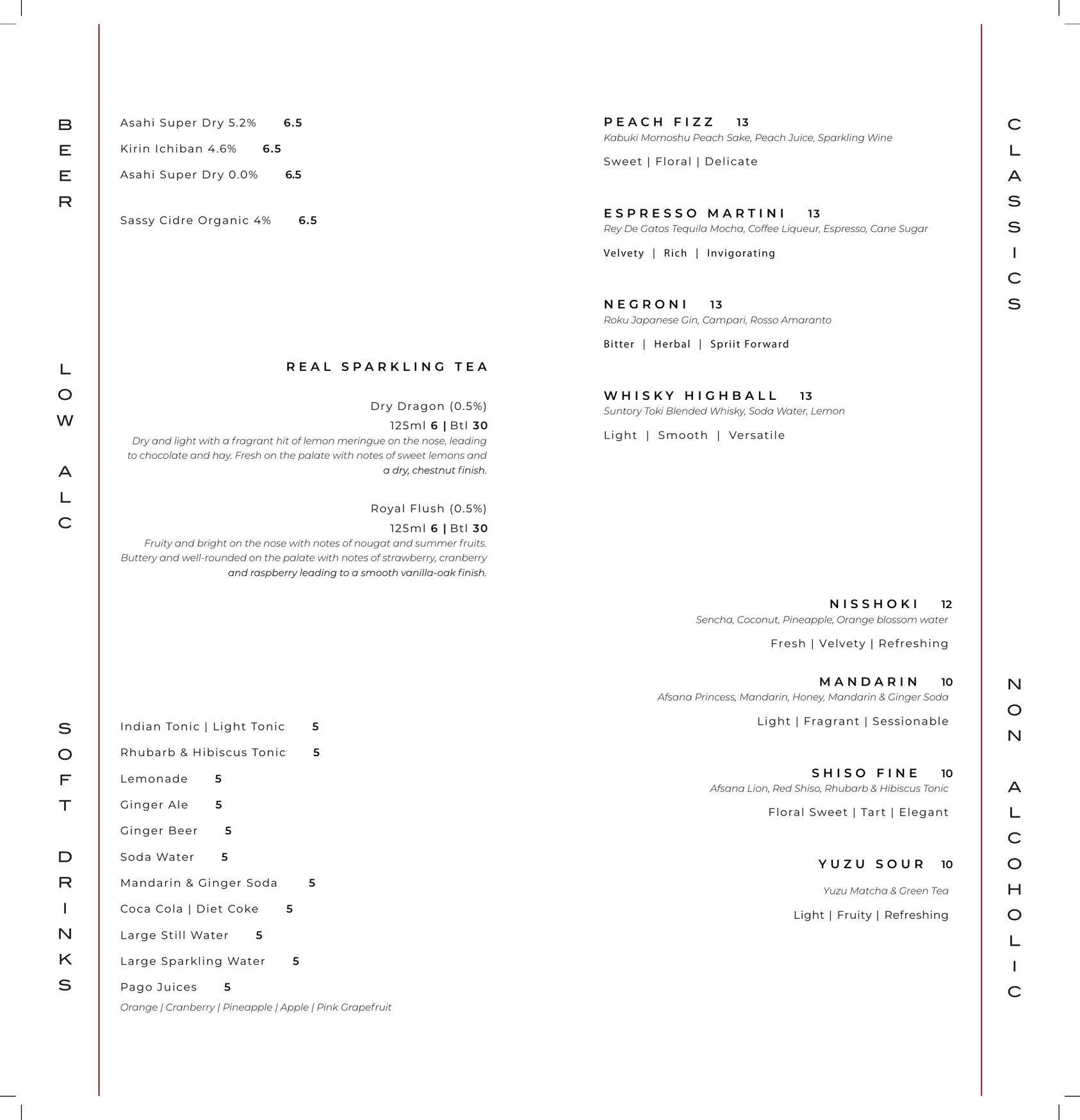 Satori menu, page 9