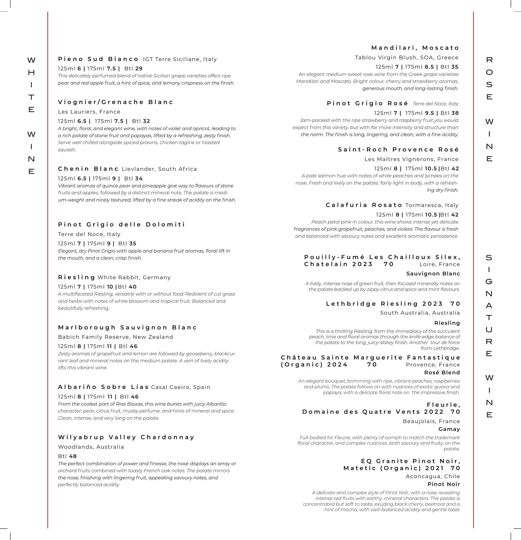 Satori menu, page 12