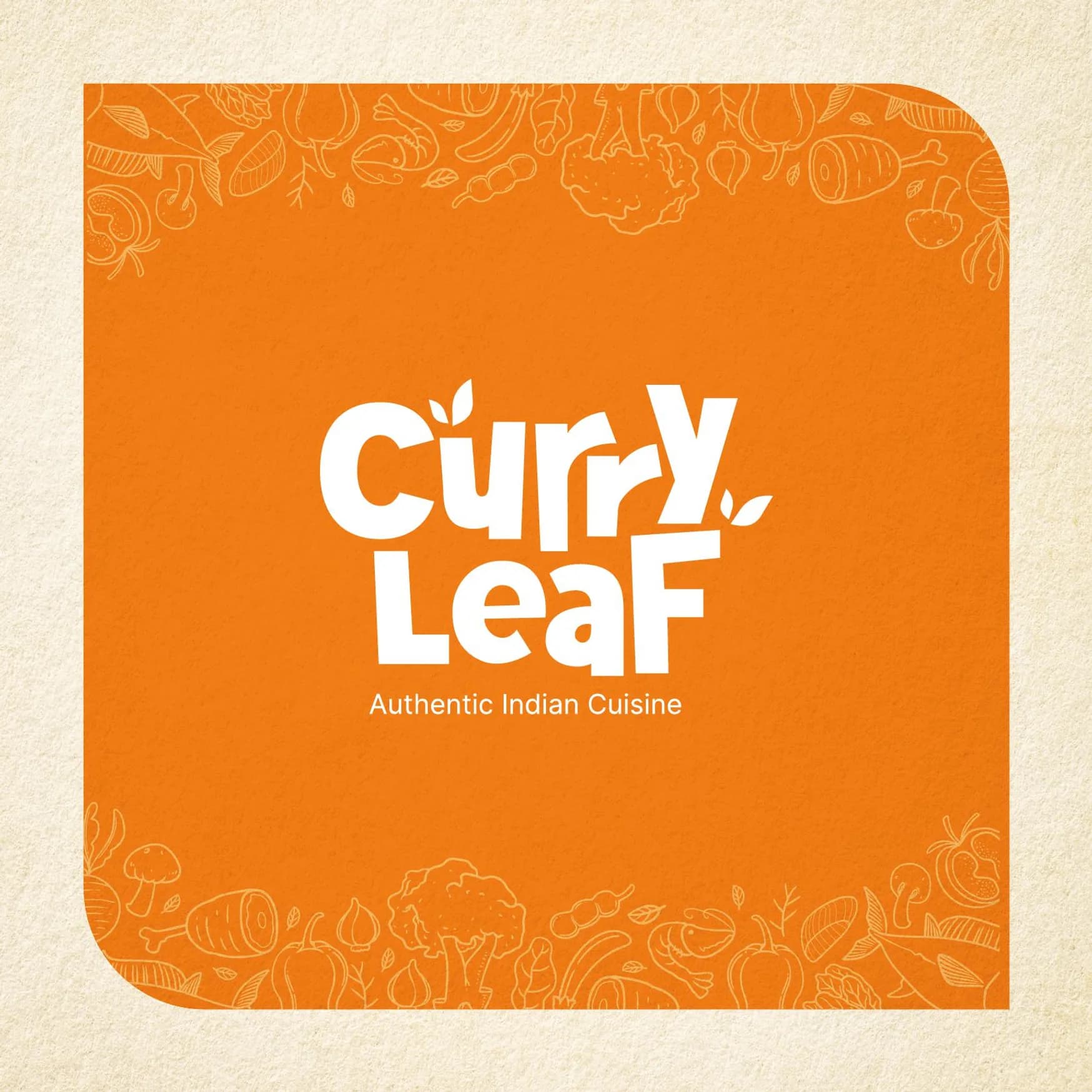 Curry Leaf menu, page 1