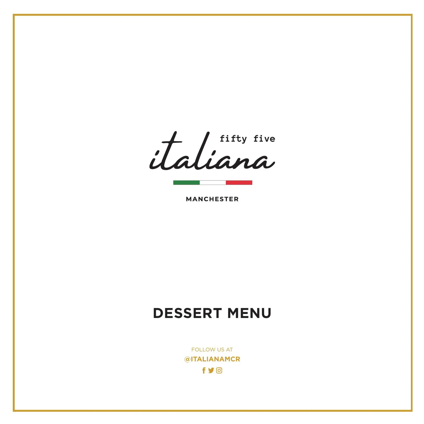 Italiana Fifty Five Liverpool Road menu, page 18