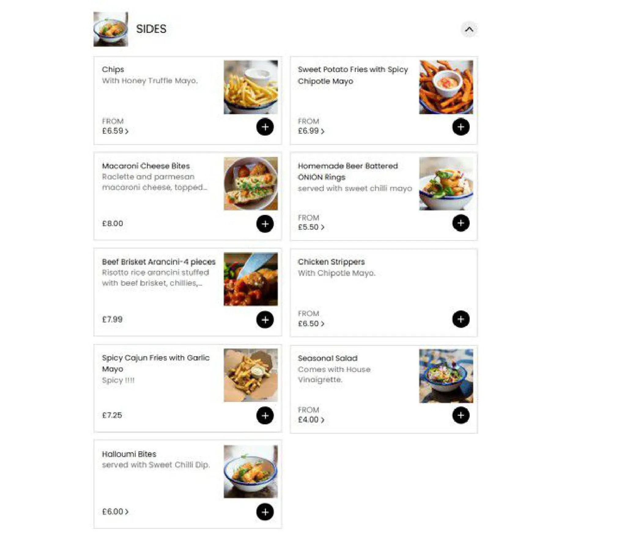 Social Board menu, page 2