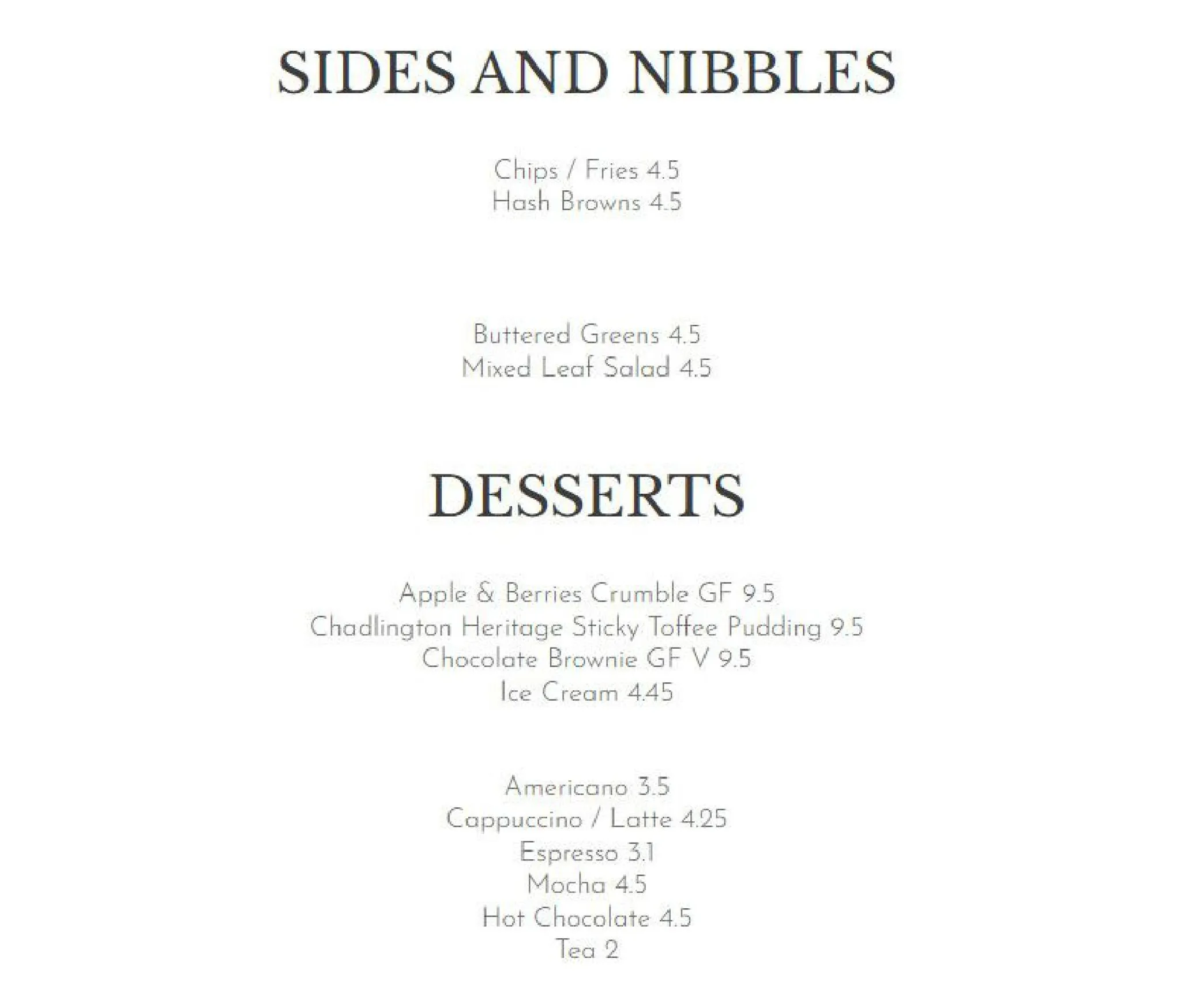 The Tite menu, page 3