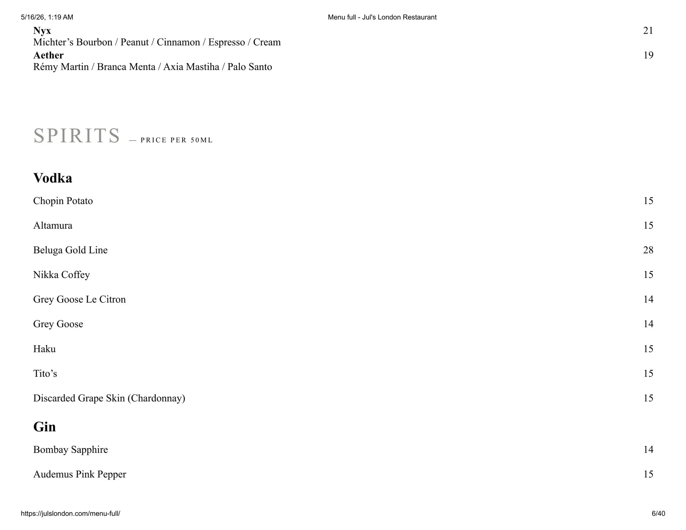 Jul's menu, page 6