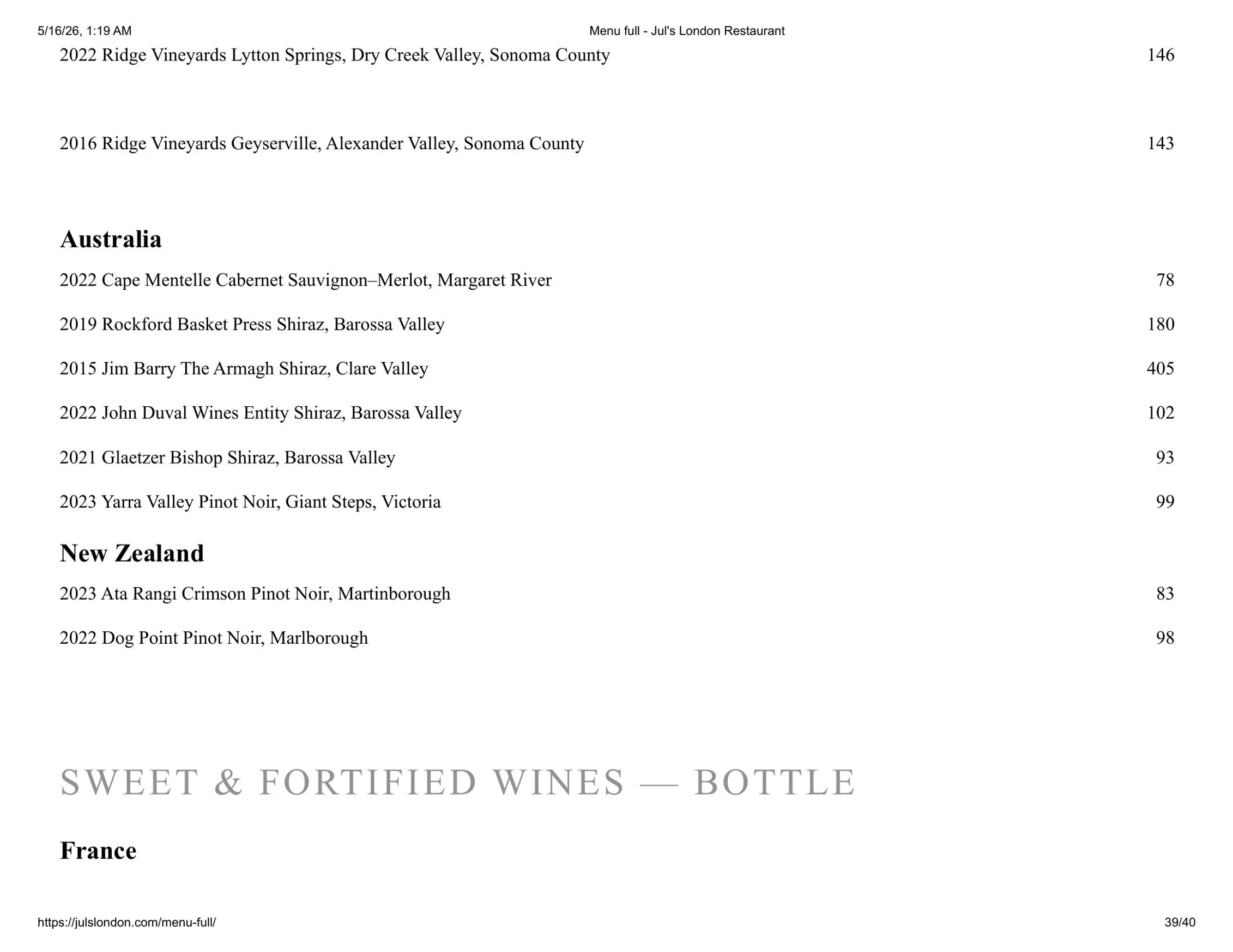Jul's menu, page 39