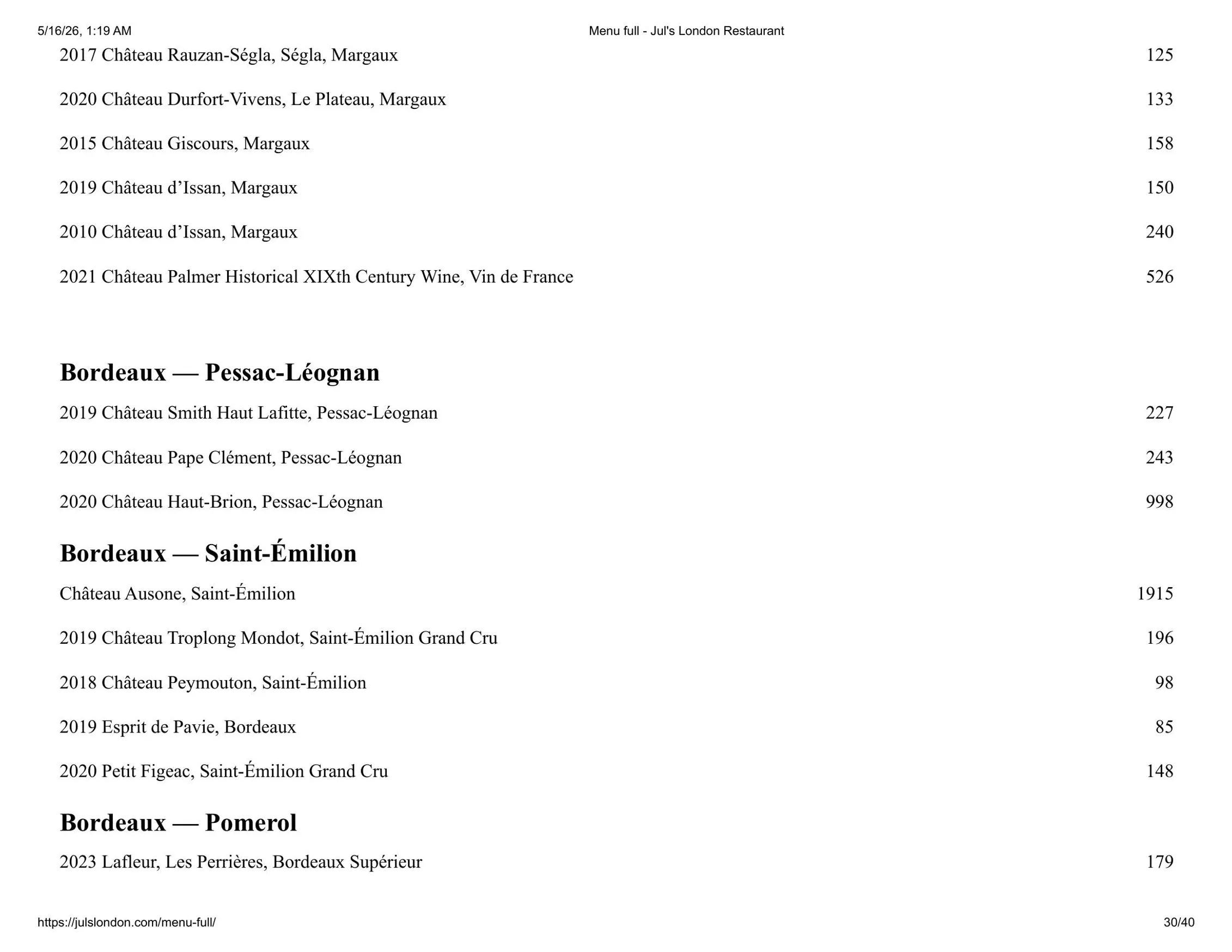 Jul's menu, page 30