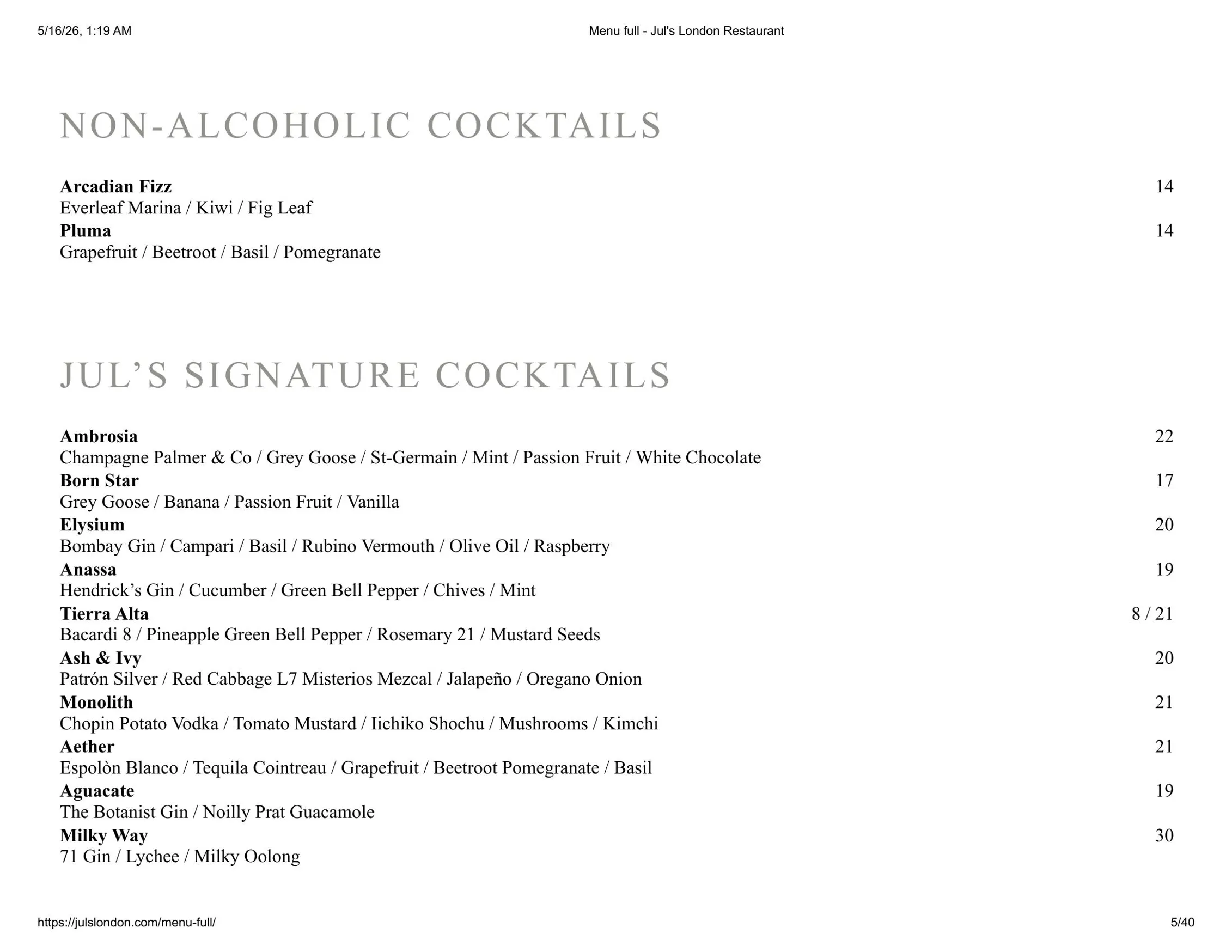 Jul's menu, page 5