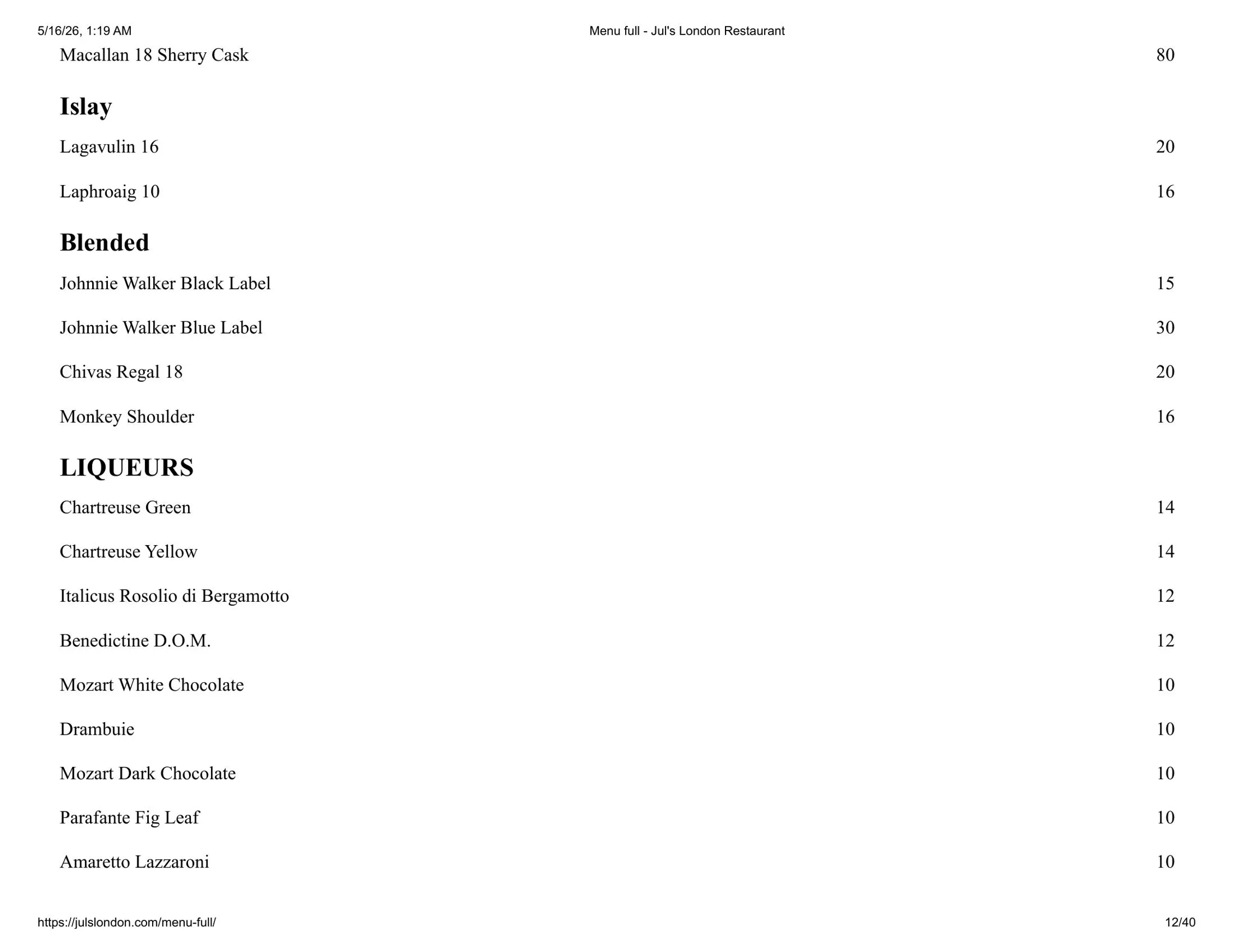 Jul's menu, page 12