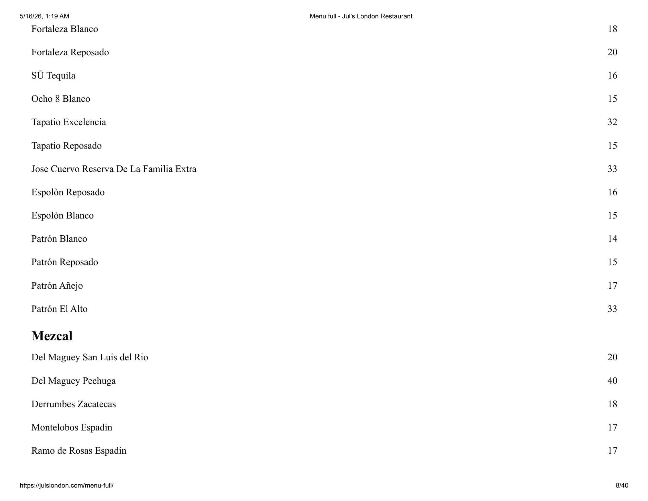 Jul's menu, page 8