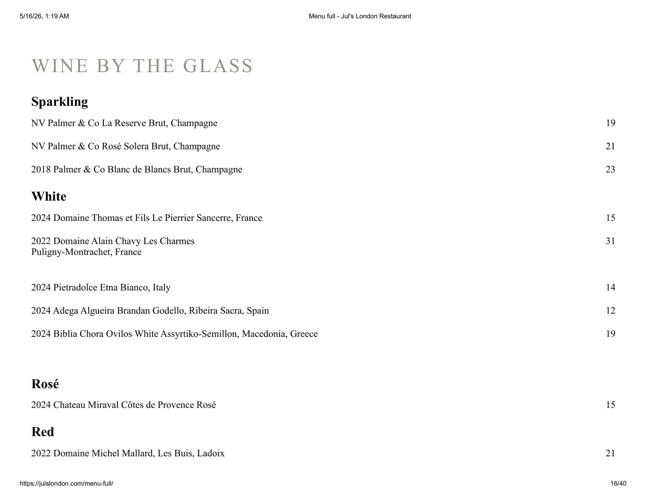 Jul's menu, page 16