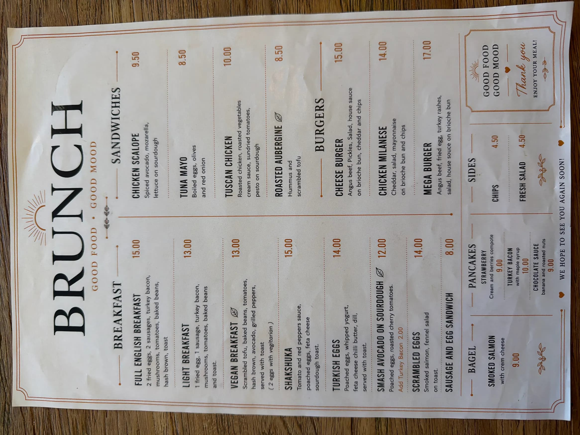 Arthur's Cafe and Bistro menu, page 4
