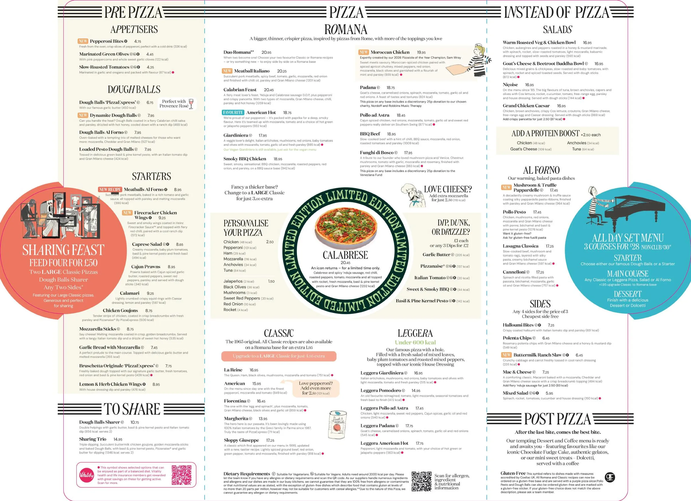 PizzaExpress Lisburn Road menu, page 2