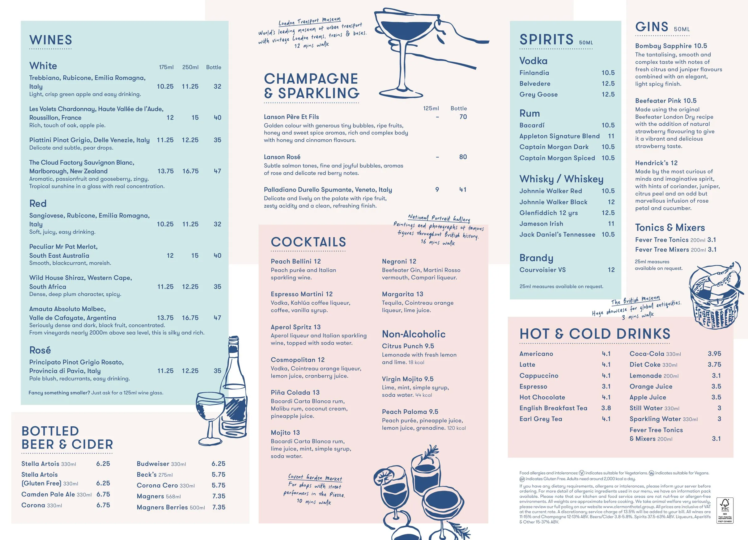 Thistle menu, page 4