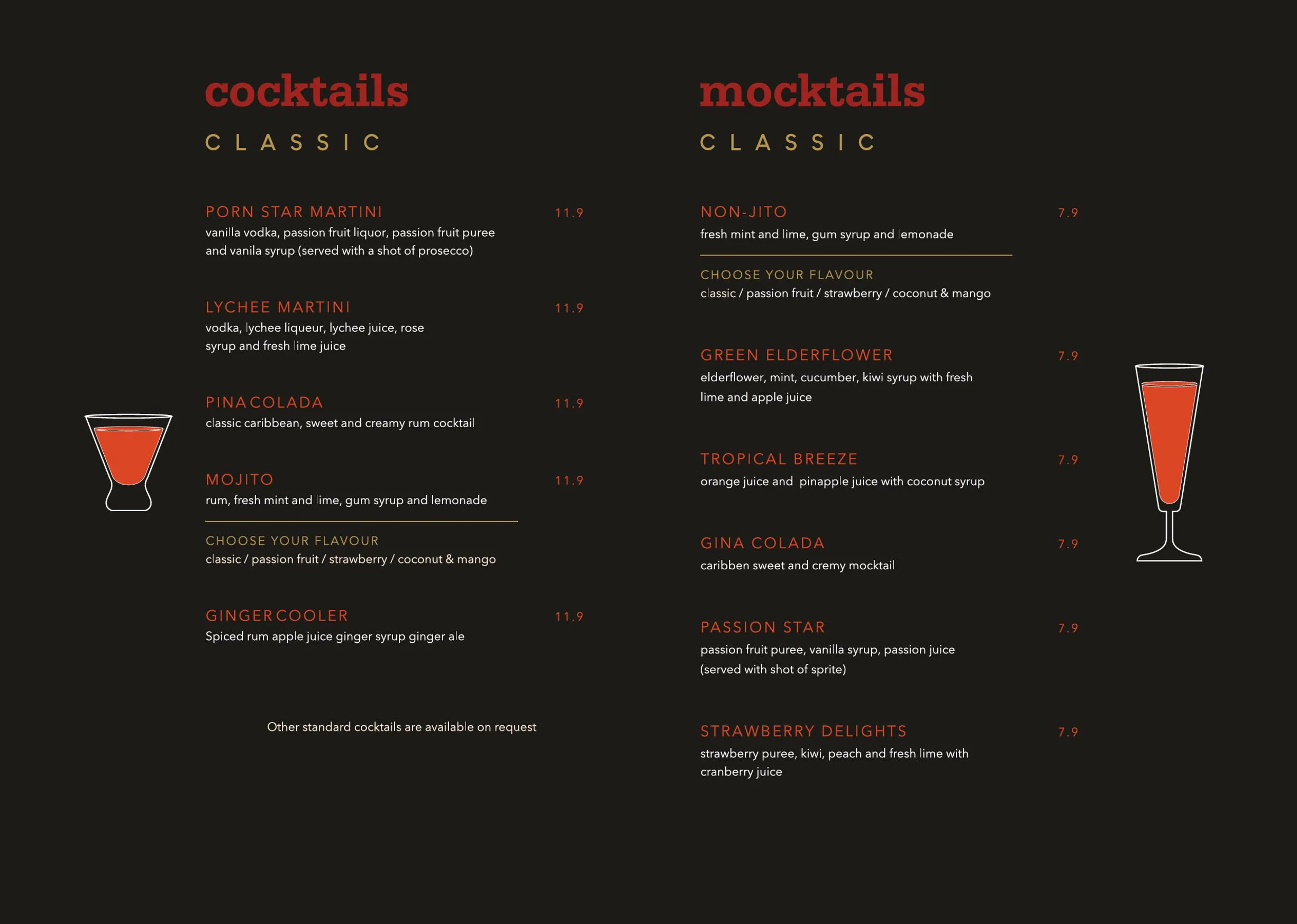 Opuz Kitchen & Bar menu, page 3
